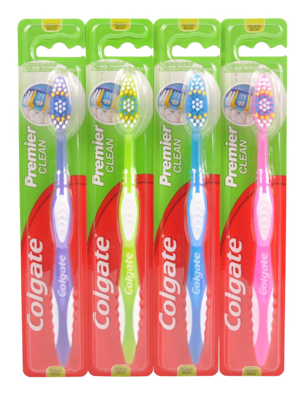Colgate Zahnbürste Colgate Premier clean medium 12er Display Zahnbürsten Zahnbürste