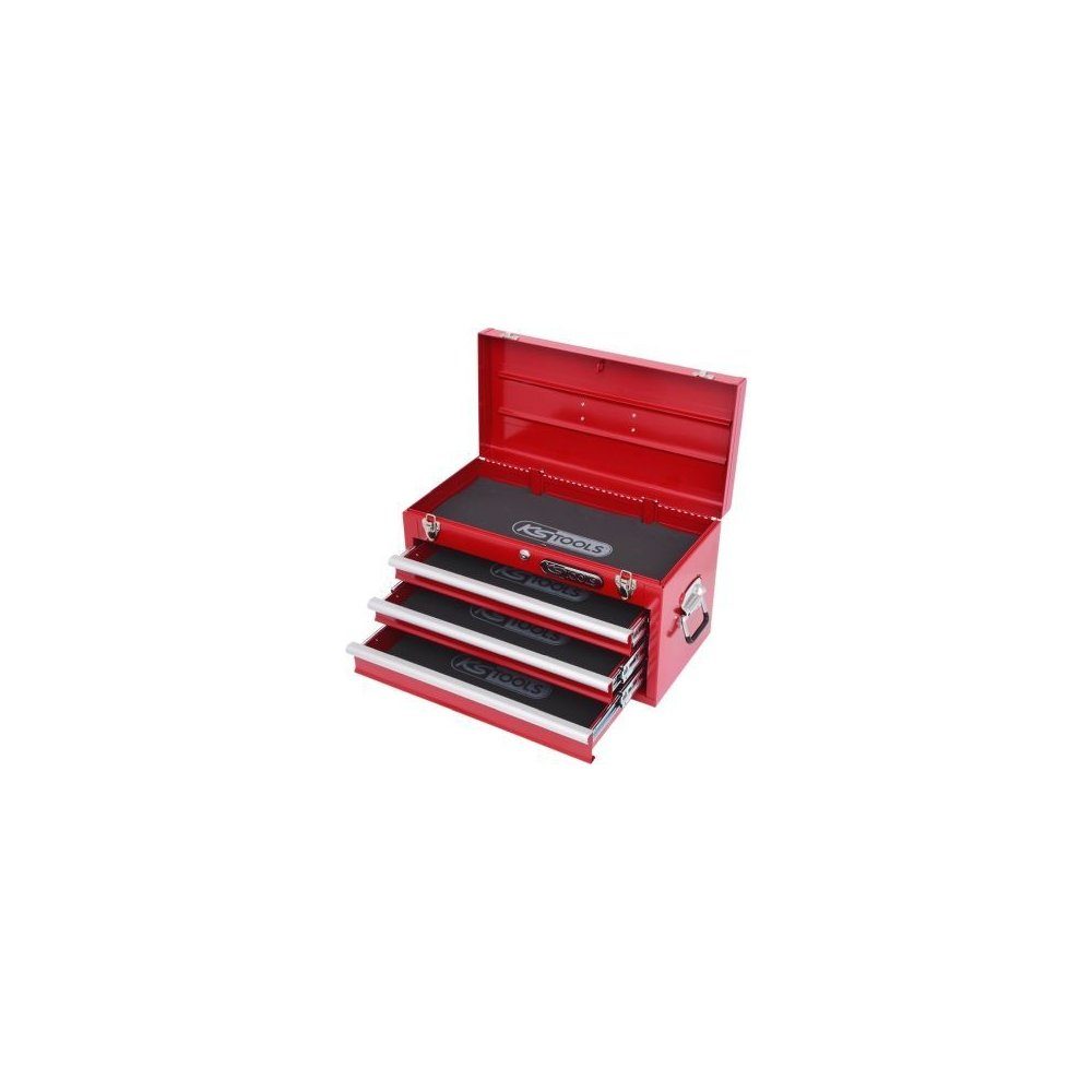 KS Tools Montagewerkzeug Werkzeugtruhe mit 3 Schubladen-rot 891.0003, 891.0003