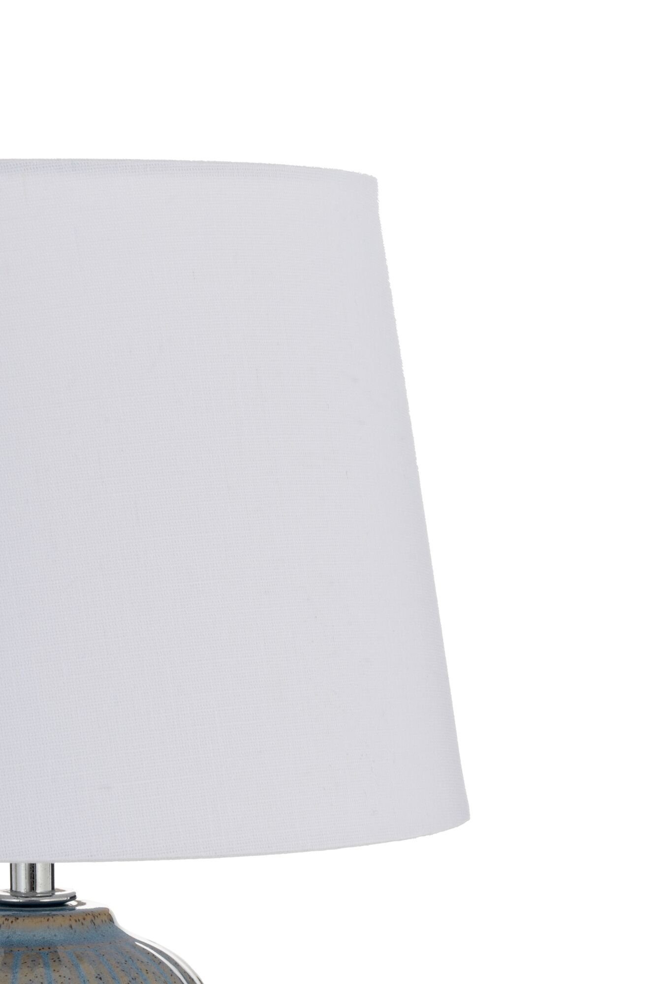 Pauleen Tischleuchte Glowing Hug max20W Blau/Beige 230V Stoff/Keramik, ohne Leuchtmittel, E14 – Bild 4 von 5