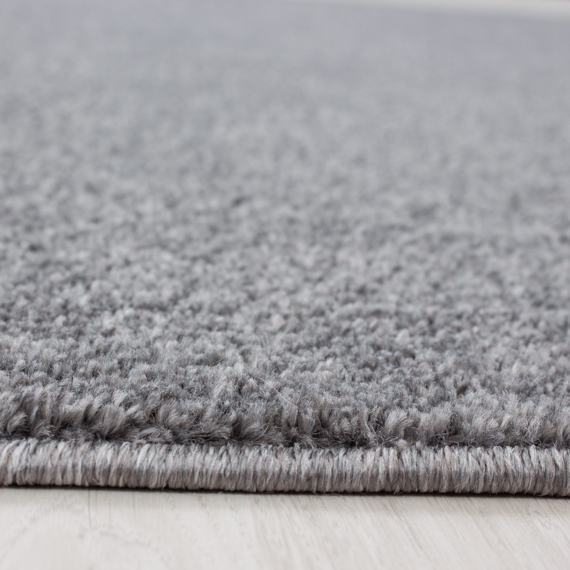 Carpettex Kurzflor-Bettumrandung Unicolor - Einfarbig, Höhe günstig online kaufen