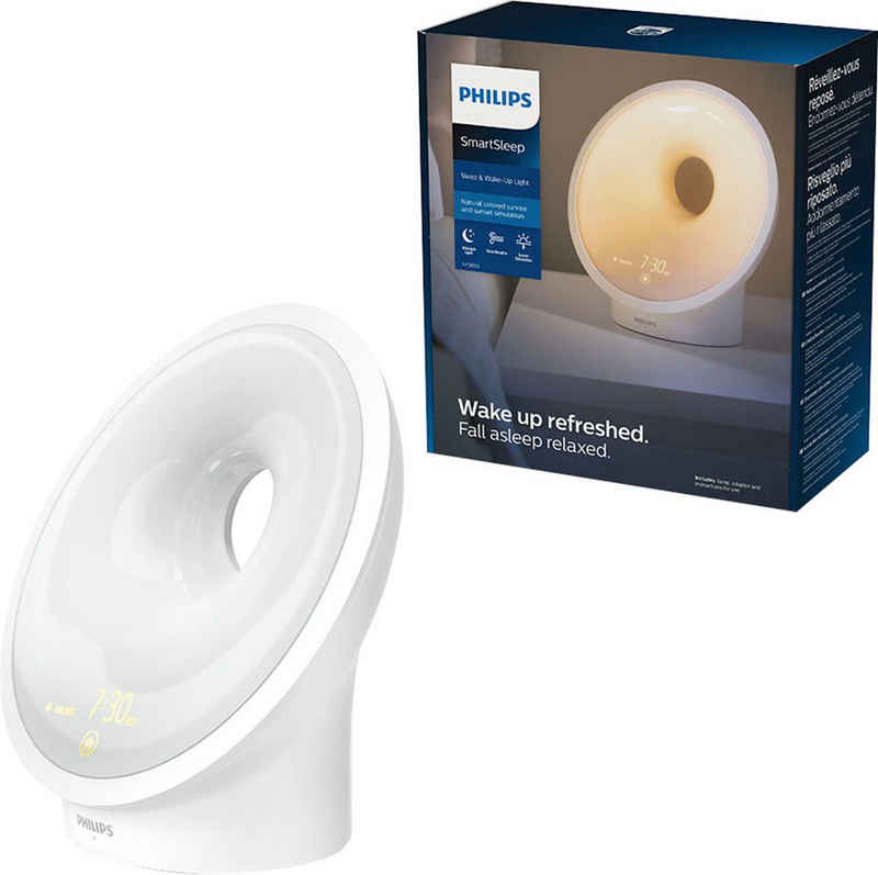 Philips Tageslichtwecker SmartSleep HF3653/01 mit 8 natürlichen Wecktönen und 25 Lichteinstellungen