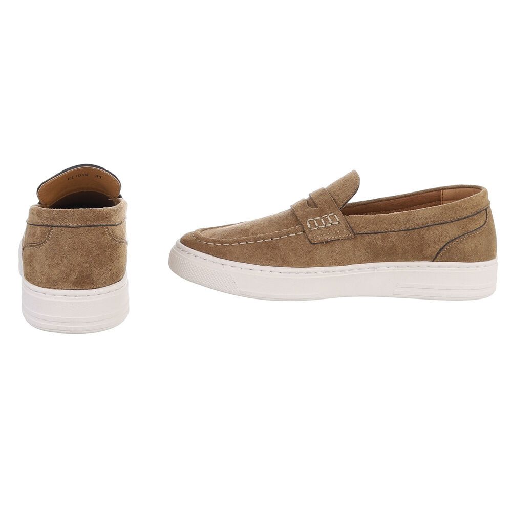 Coolwalk Herren Slip-On Mokassin-Slipper mit Komfortsohle Slipper (91563681) Flach Slipper in Hellbraun – Bild 5 von 5