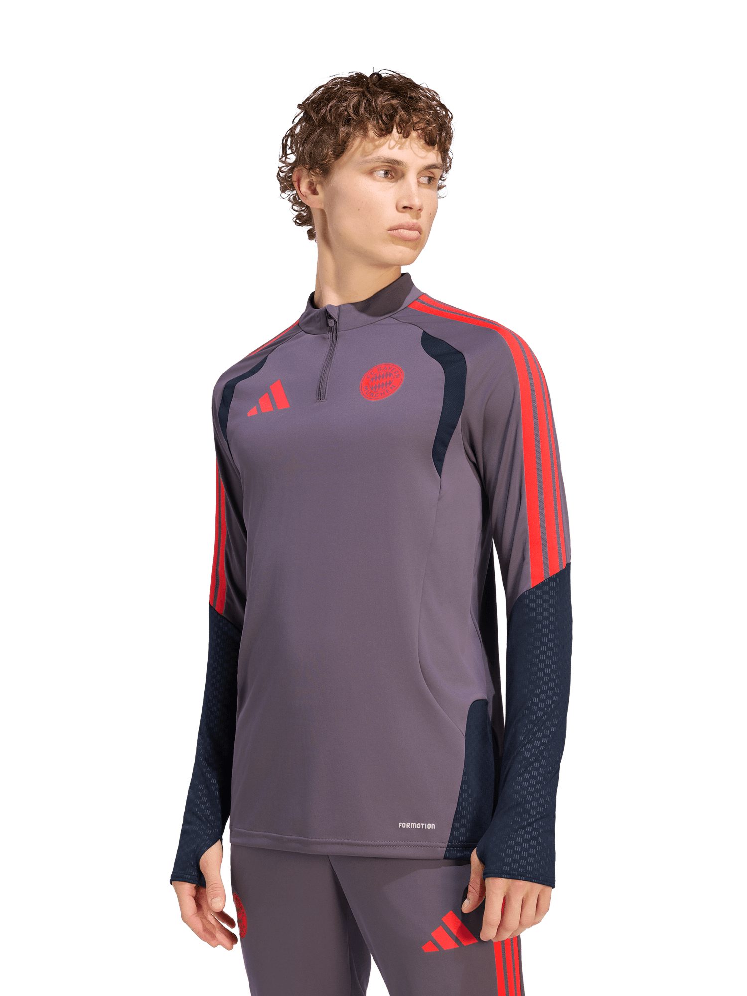 adidas Performance Sweatshirt FC Bayern München, Trainingstop UCL Teamline, Herren, Lila