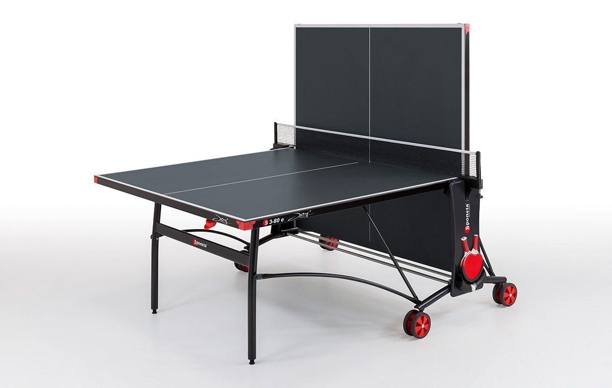Sponeta Tischtennisplatte Outdoor "S 3-87 e" (S3 Line), (wetterfest), mit schwarzem Untergestell