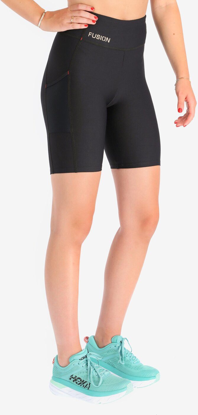 Fusion Funktionsshorts Womens C3 Short Training Tights BLACK