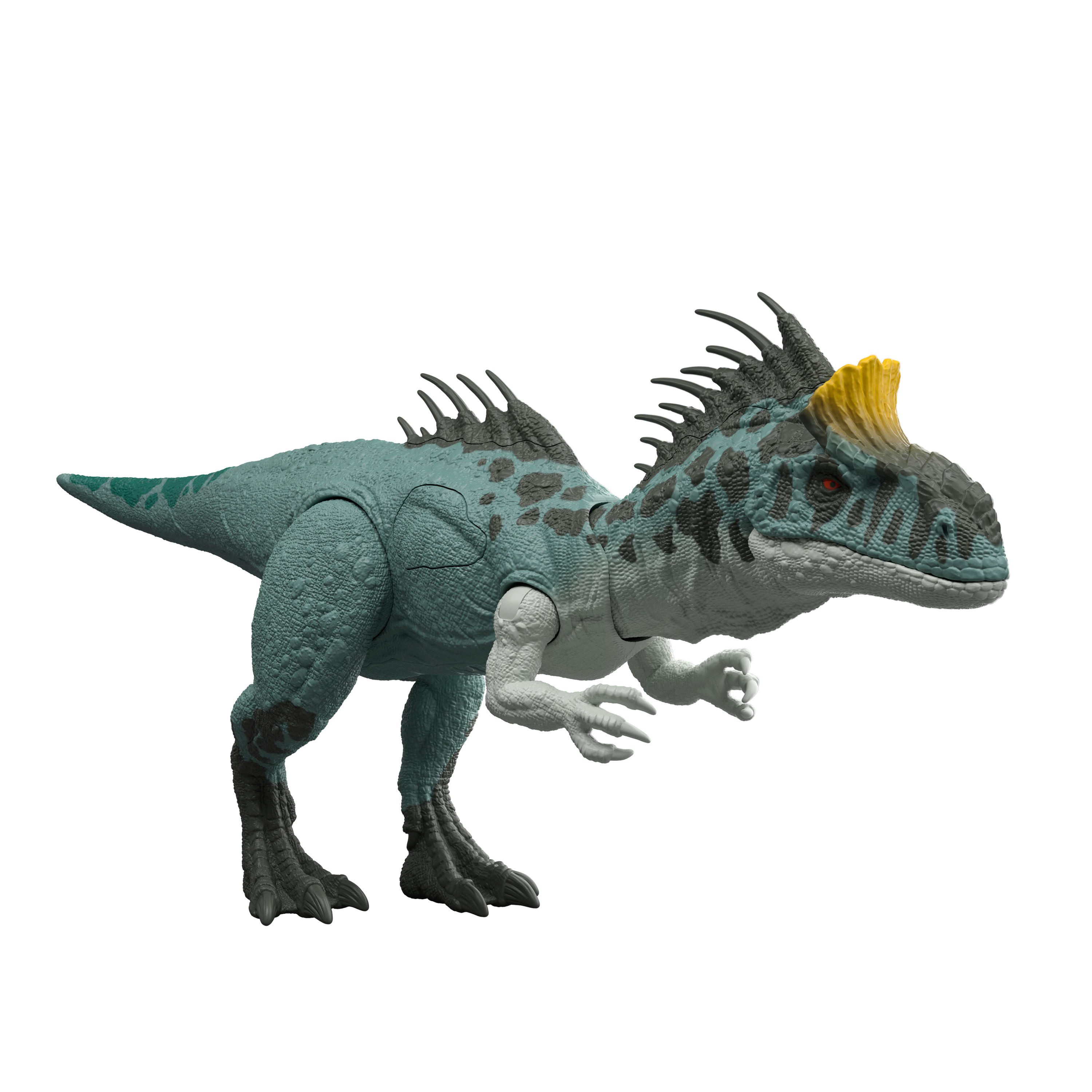 Mattel® Actionfigur Jurassic World Wild Roar - Cryolophosaurus, mit Licht und Sound