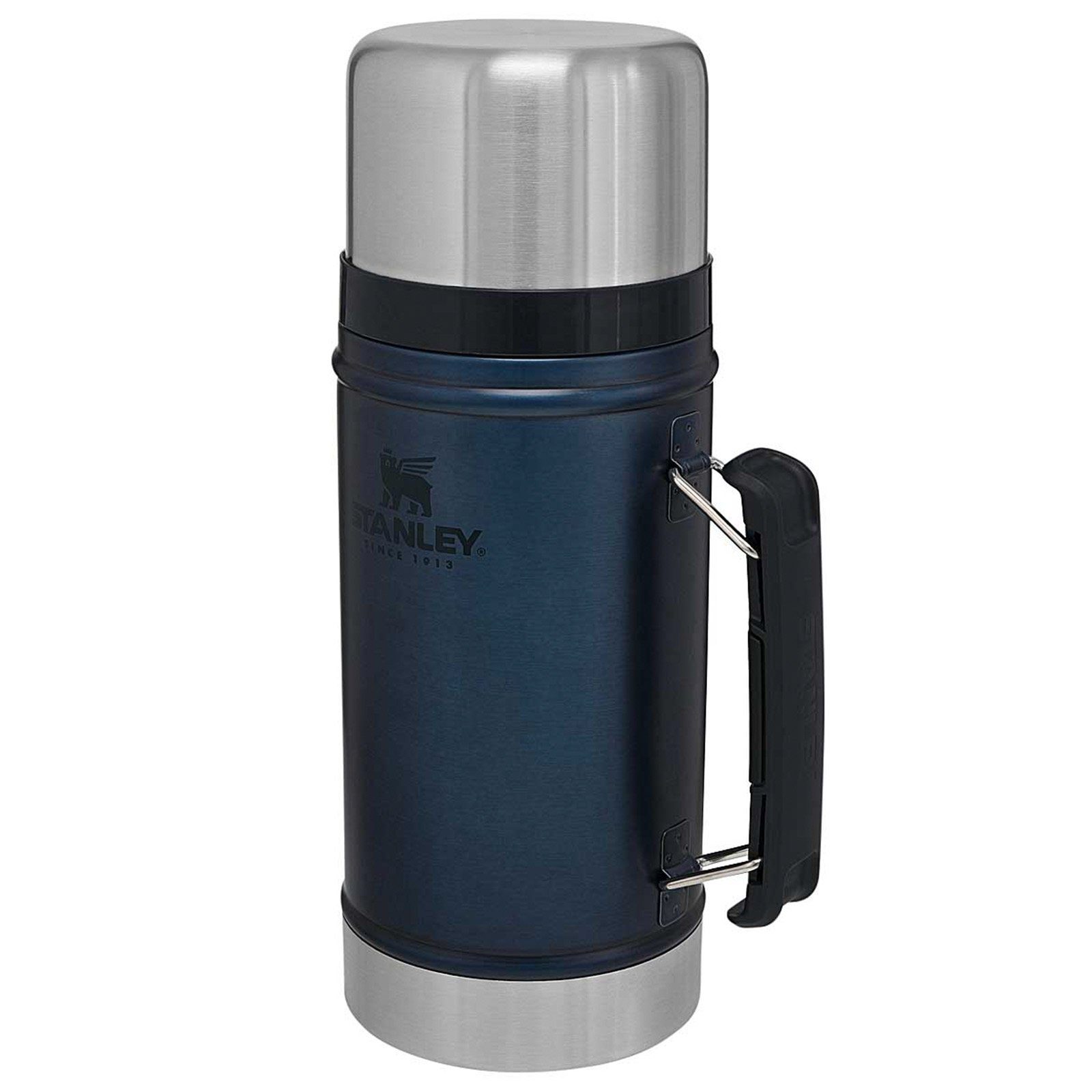 STANLEY Thermobehälter Classic Isolierbehälter Essen Thermo, Edelstahl 18/8, Food Behälter Container Griff 0,94L Blau