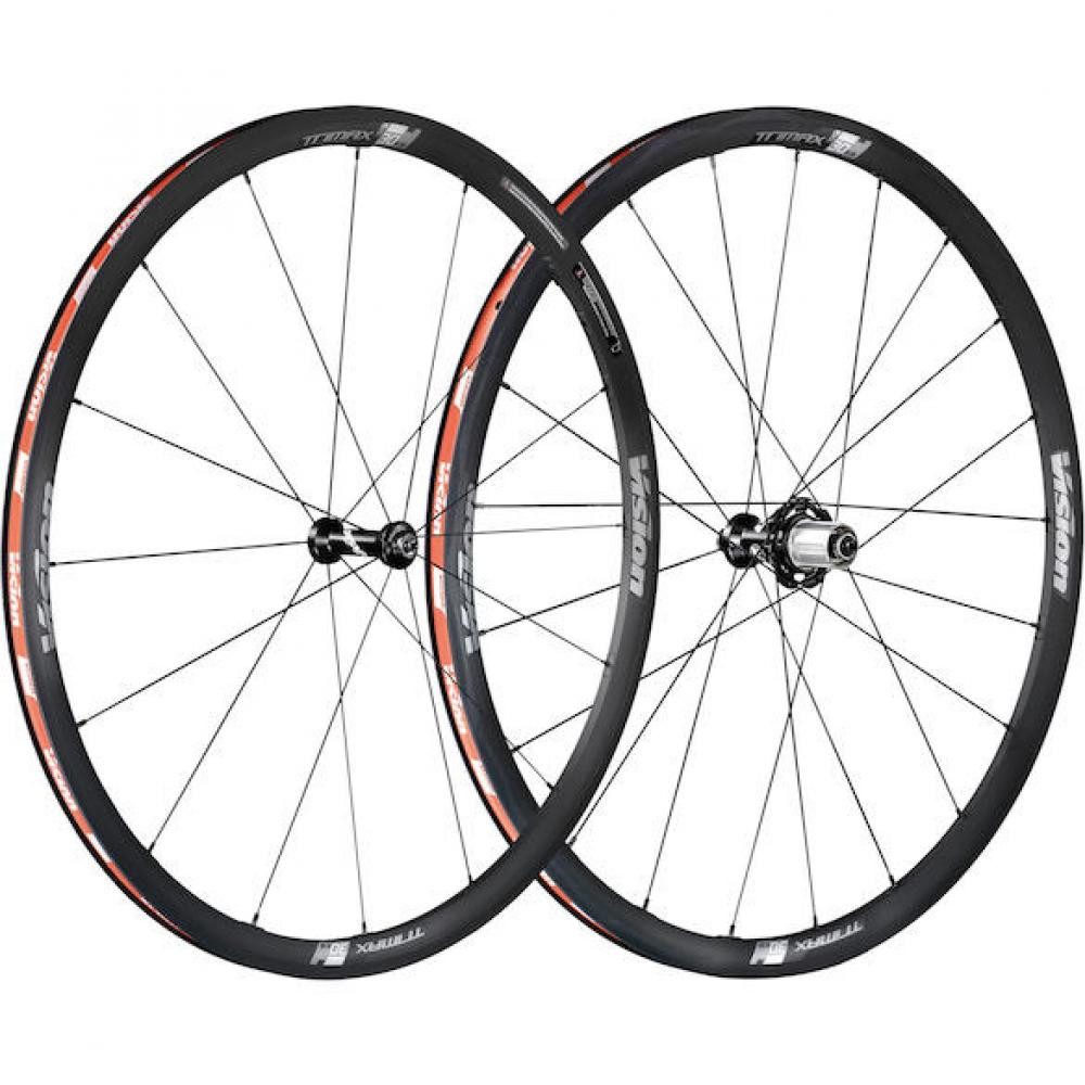 Vision Laufrad Vision Laufradsatz Trimax 30 KB Clincher 622x19 mm Schwarz - leichter