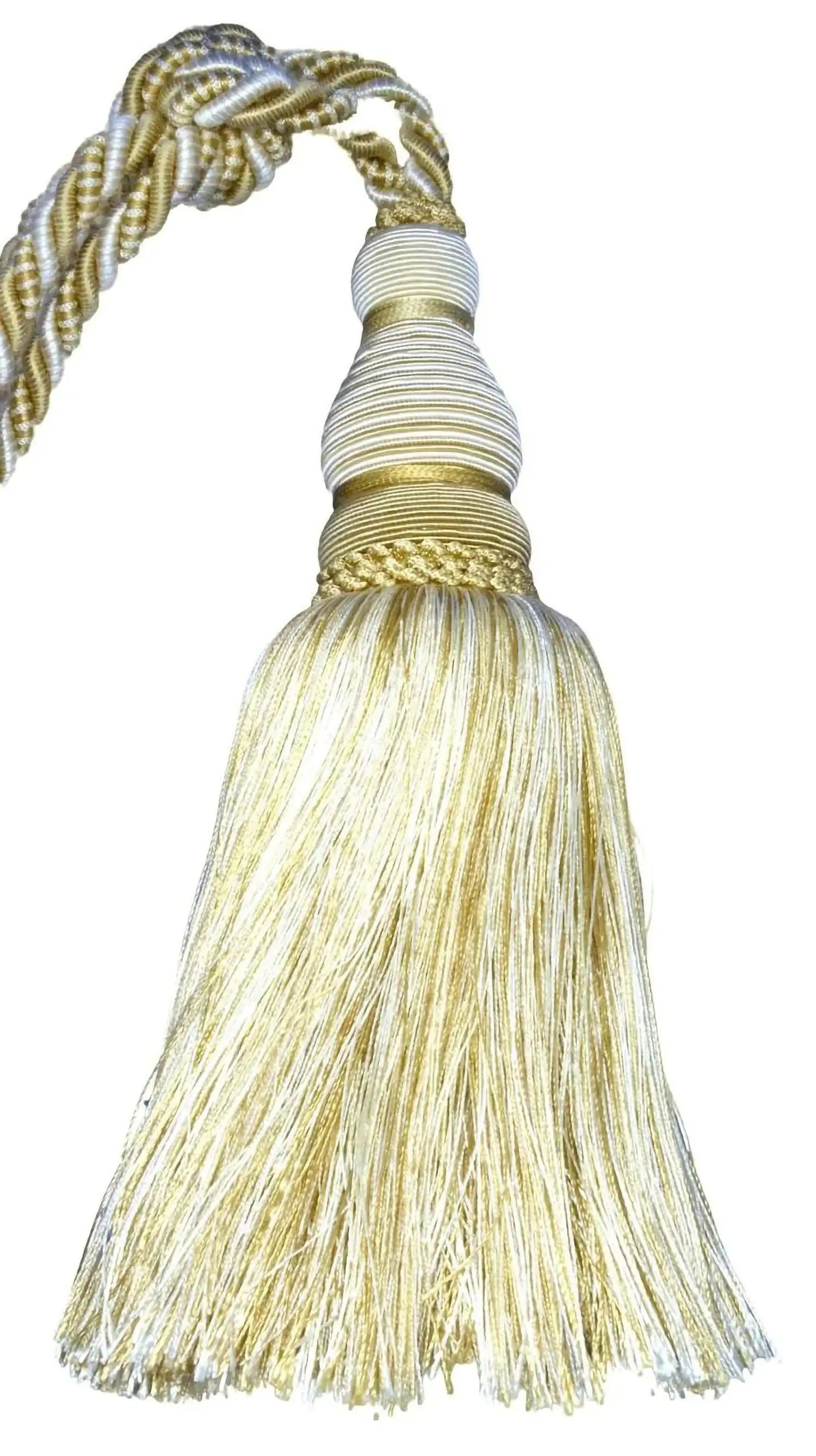Stofferia Stoff Quaste RH Alexandra Taupe, Meterware