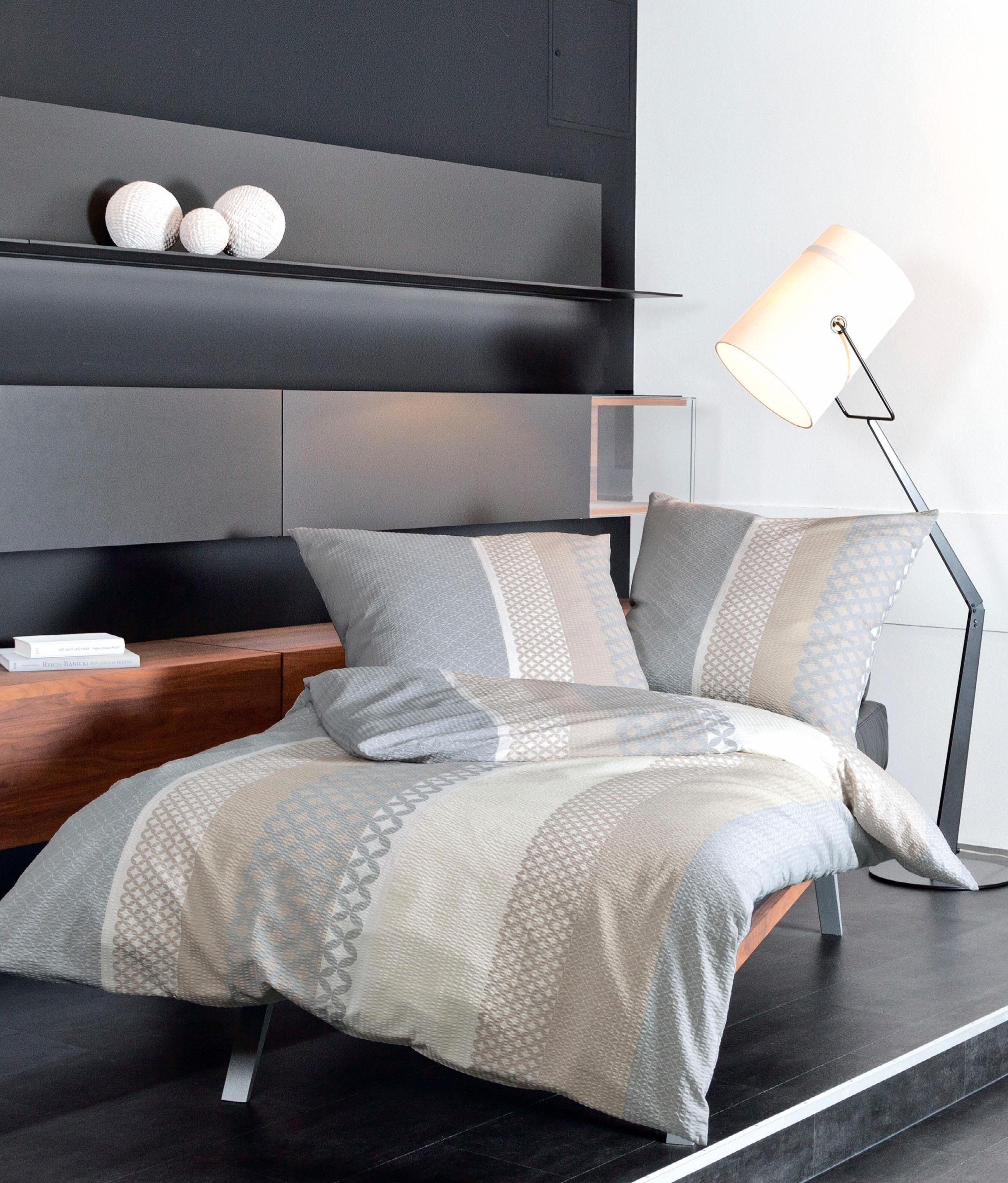 Janine Bettwäsche Little Star, Seersucker, 2 teilig, mit unterschiedlichen Formen