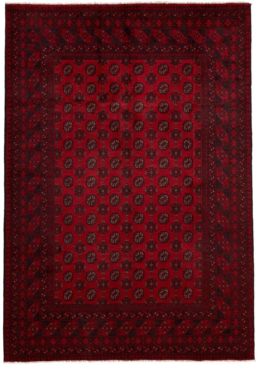 Orientteppich Afghan Akhche 199x287 Handgeknüpfter Orientteppich, Nain Trading, rechteckig, Höhe: 6 mm