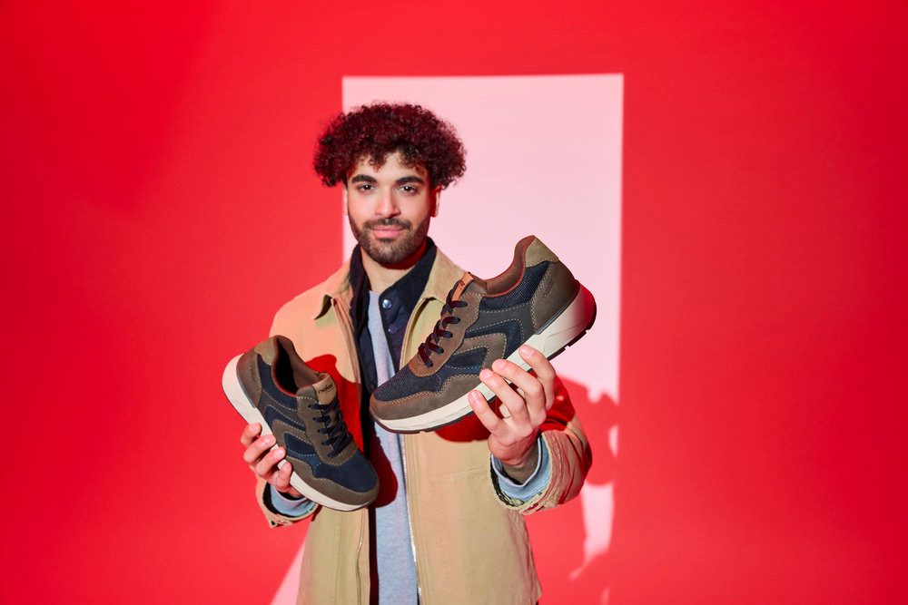 Rieker Sneaker Schnürschuh, Halbschuh, Freizeitschuh mit weichem Schaftrand günstig online kaufen