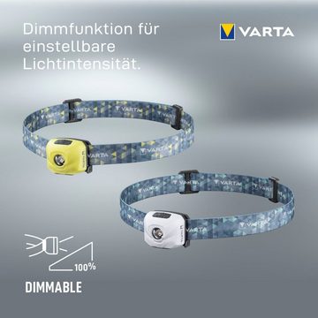 VARTA Taschenlampe Outdoor Sports Ultralight H30R (1-St), aufladbare Stirnleuchte mit Tastensperre und Speicherfunktion