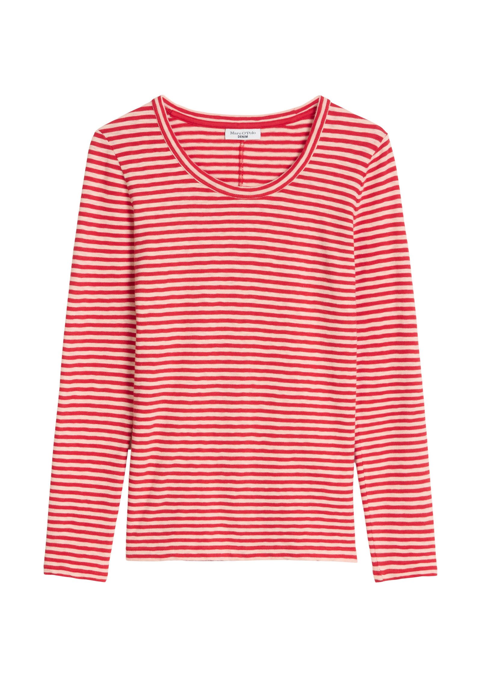 Langarmshirt aus Heavy Slub Jersey