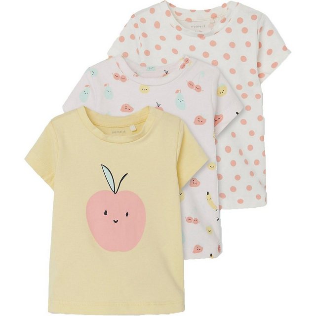 Name It T Shirt »Baby T Shirt NBFDAIVA 3er Pack für Mädchen,«  - Onlineshop Otto