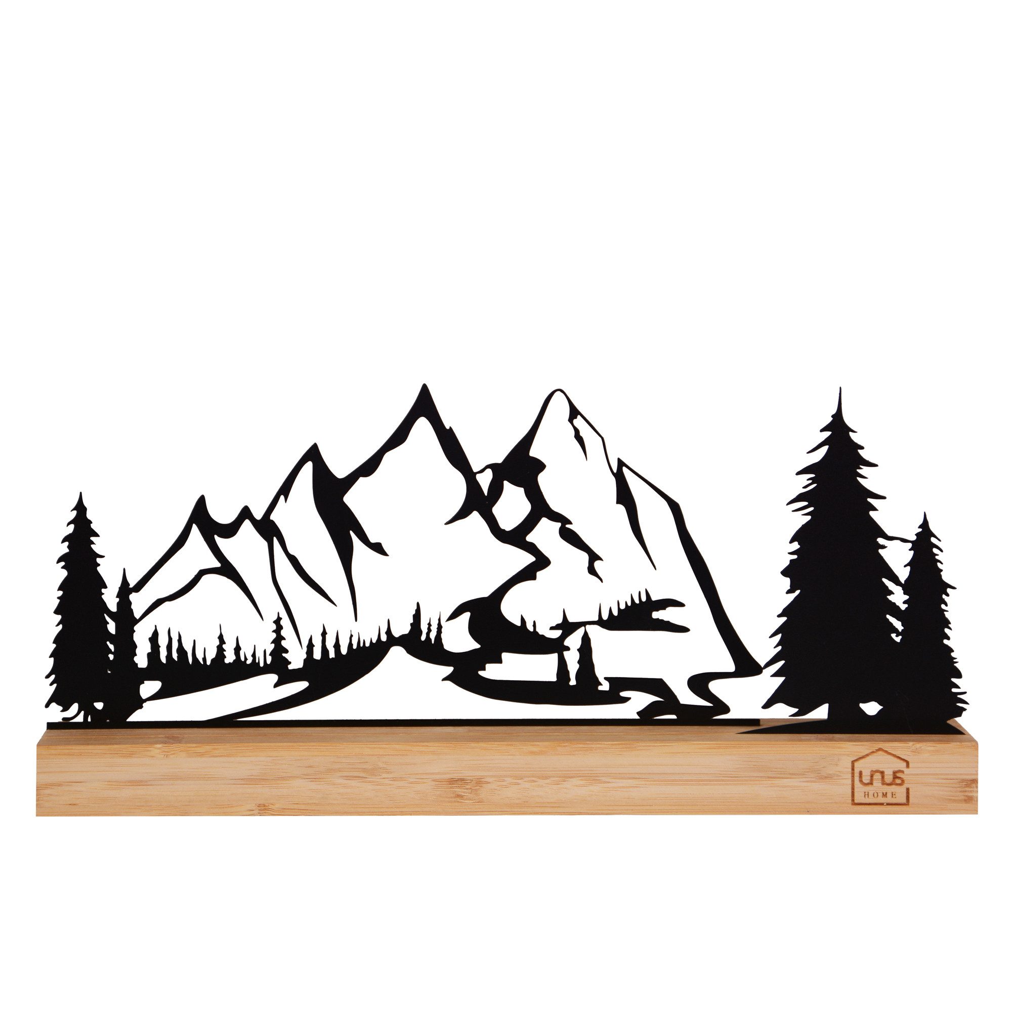 UNUS HOME Dekofigur (Aufsteller), berglandschaft metall nachhaltige dekorat günstig online kaufen