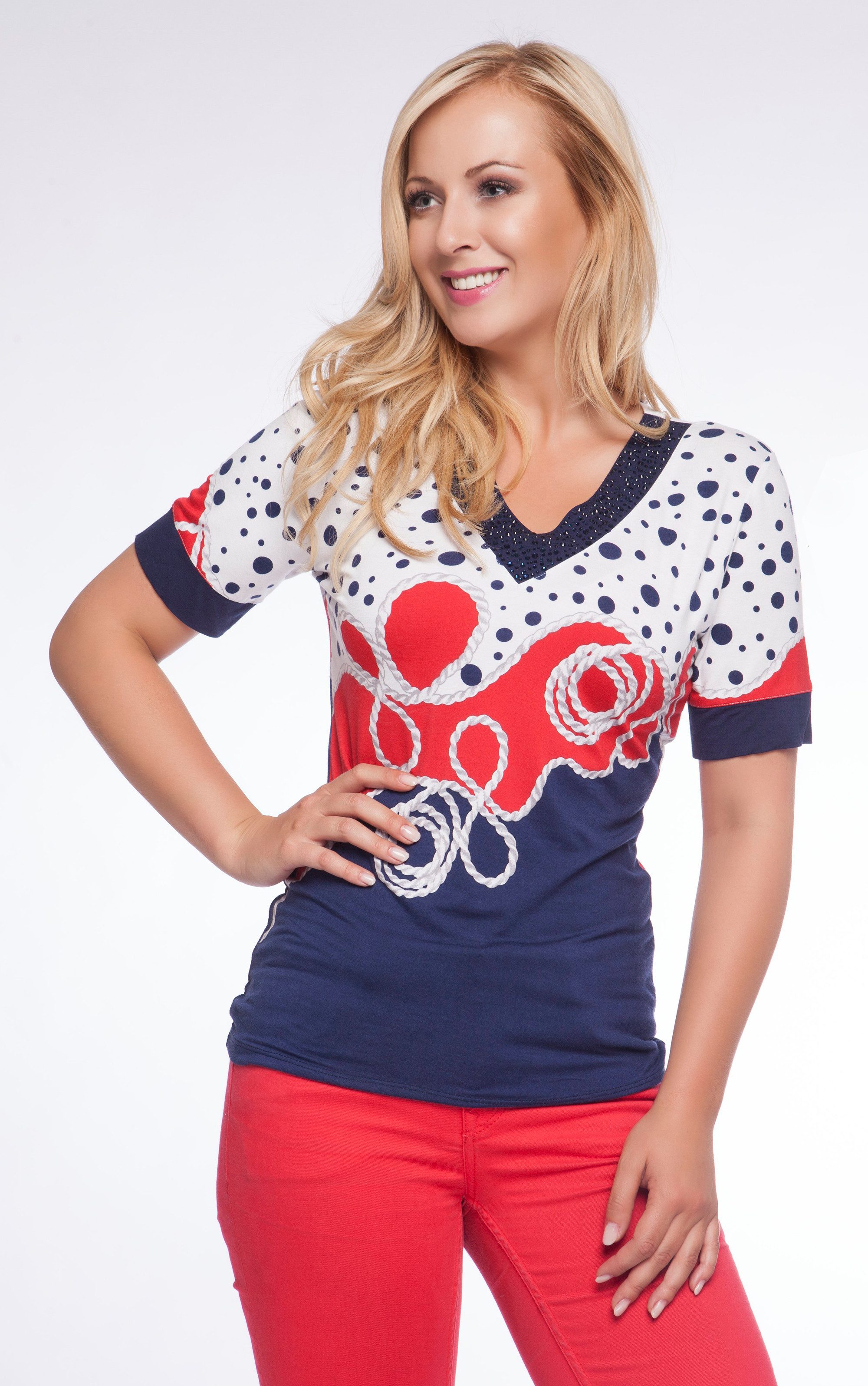 Passioni Print-Shirt mit einem abstrakten Design günstig online kaufen