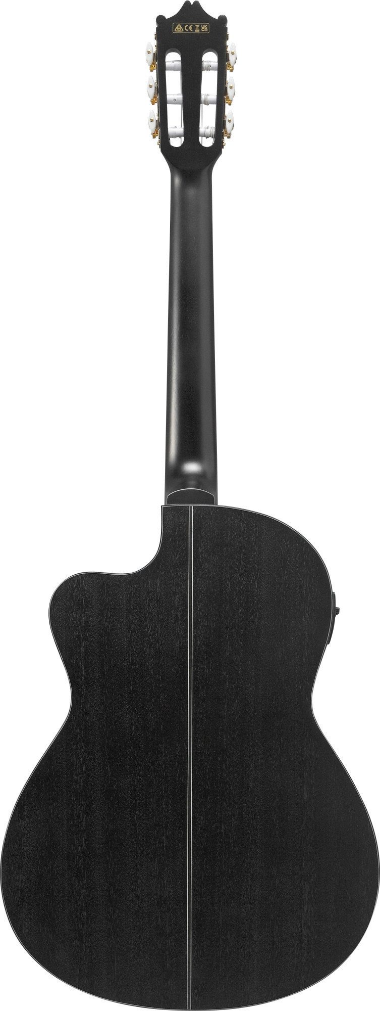Ibanez Konzertgitarre GA5MHTCE-WK Thinline Weathered Black, 4/4, 4/4 Thinline-Konzertgitarre mit Tonabnehmer und Cutaway