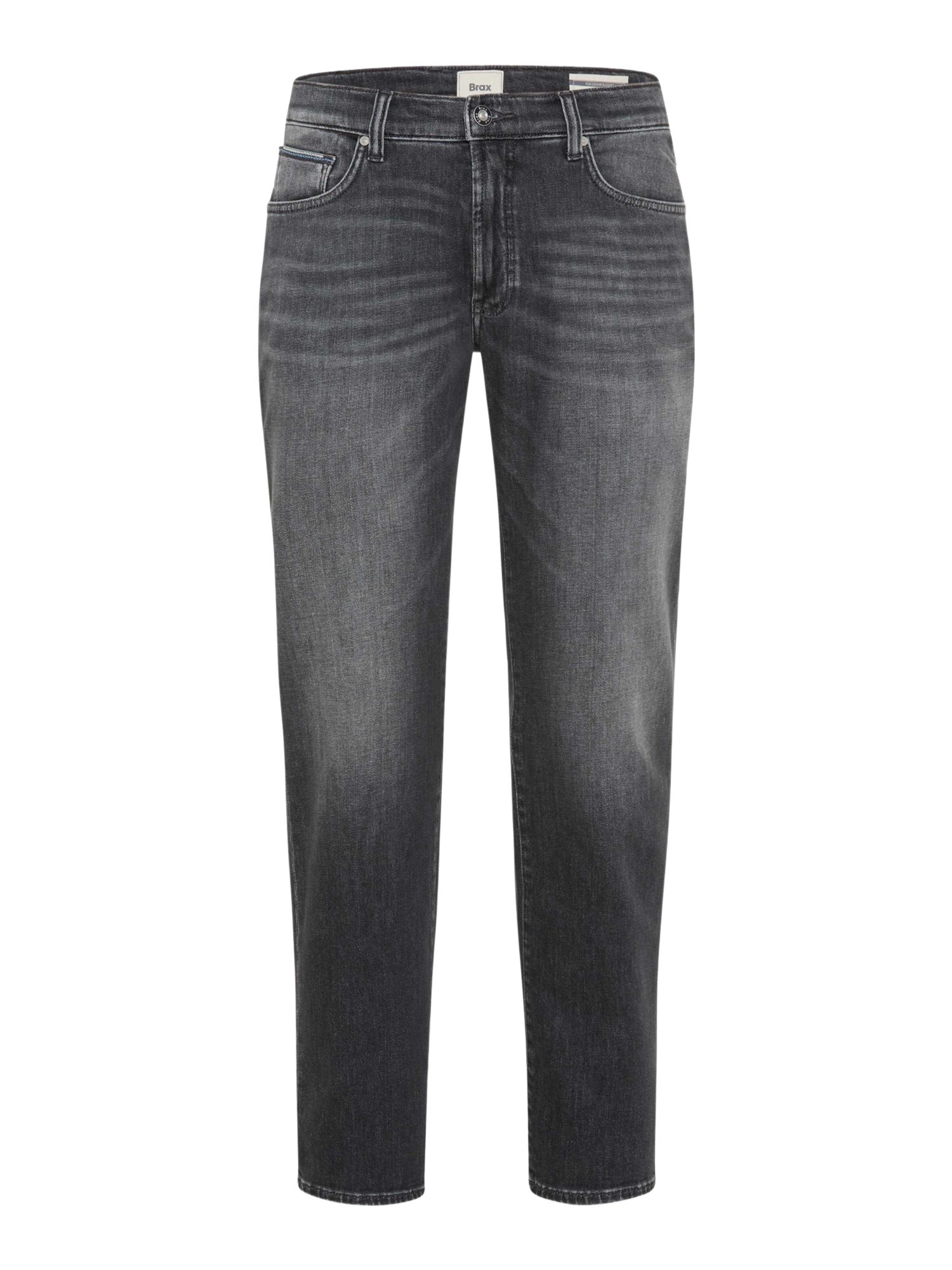 Brax 5-Pocket-Jeans schwarz,Casual,Baumwolle,Used Look,Straight Leg,Mittel