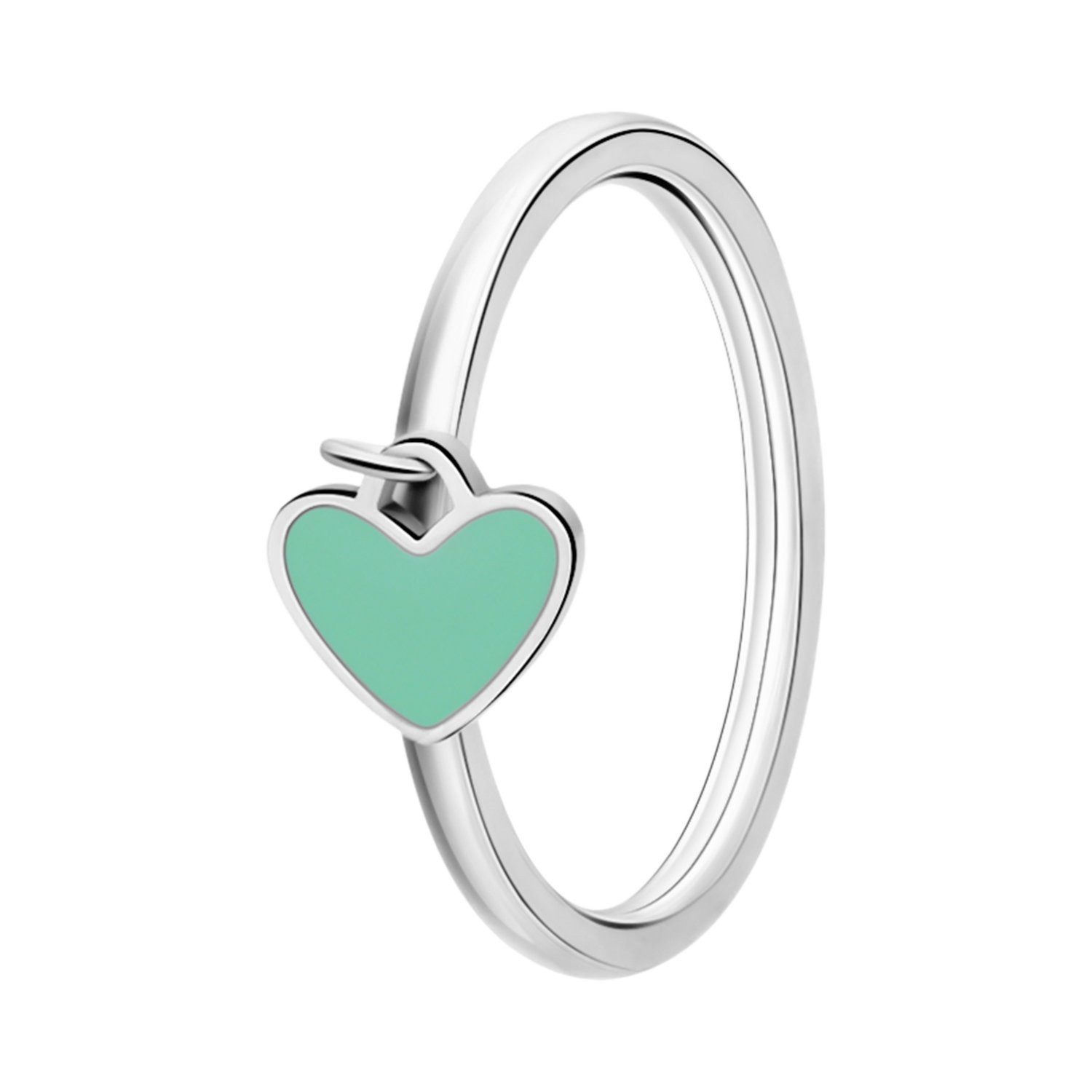 LUCARDI Fingerring Ring - Stahl - Silber - Kinder
