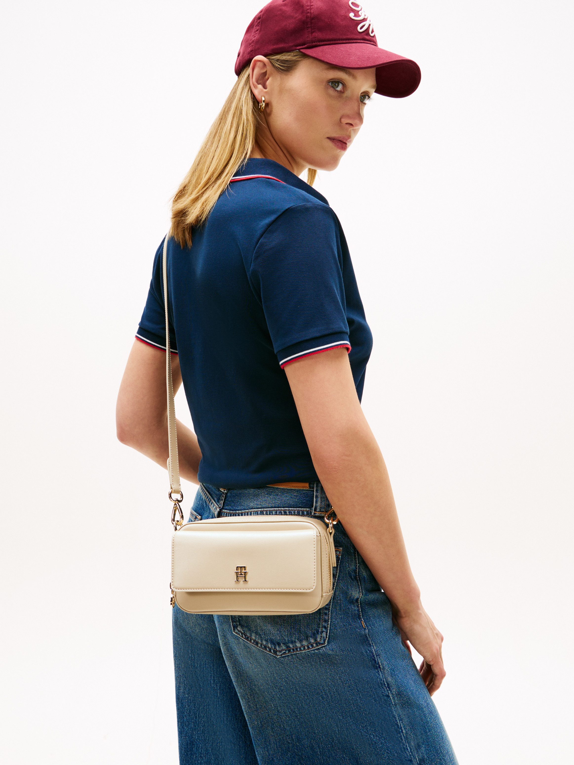 Tommy Hilfiger Mini Bag TH ICON CAMERA BAG, Damen Umhängetasche, Schulterta günstig online kaufen