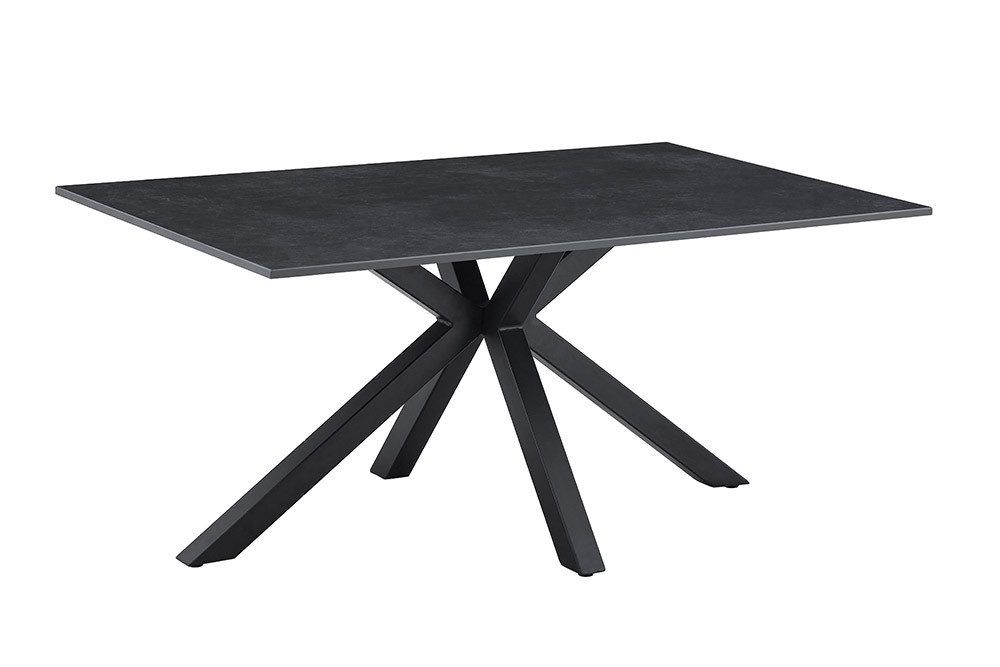 riess-ambiente Couchtisch GALAXIE 100cm grau/schwarz – Keramik, Metallgeste günstig online kaufen