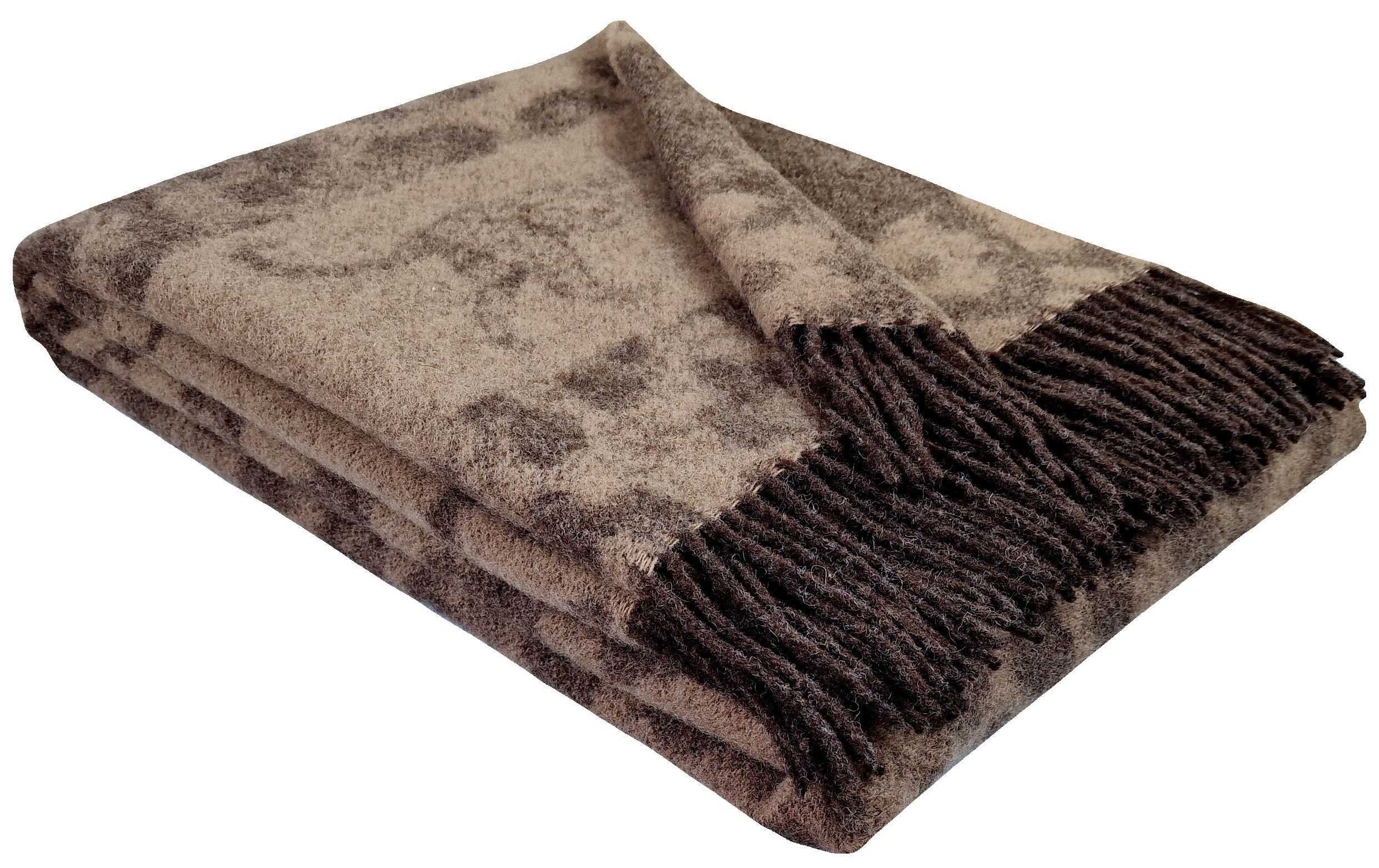 Wolldecke Wolldecke TIROL (doubleface) 100% Schurwolle 140 x 200 cm, STTS