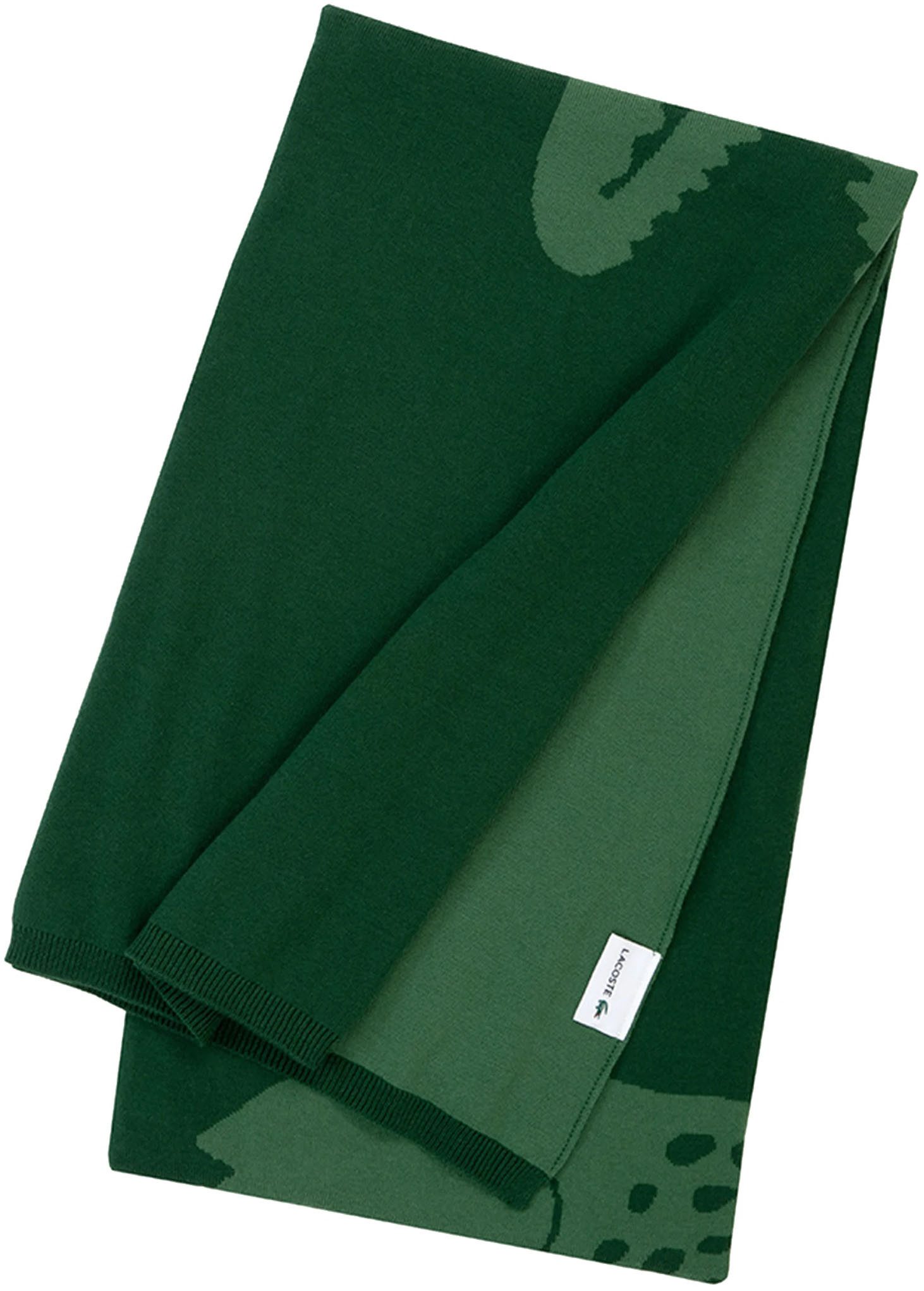 Plaid LREFLET, Lacoste, mit Label-Applikationen