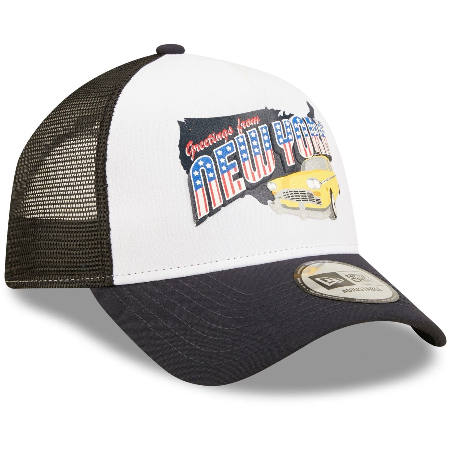 New Era Trucker Cap AFrame Trucker Greetings from New York