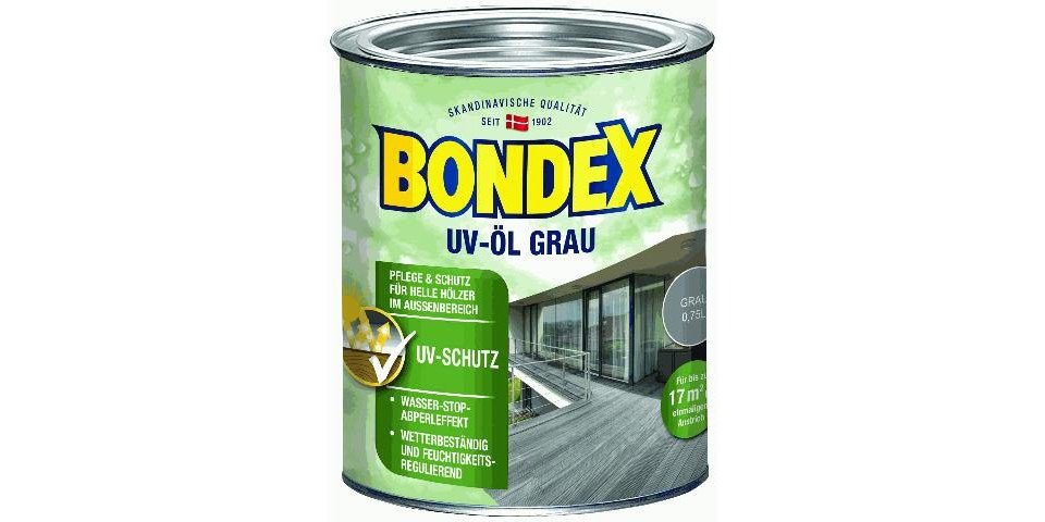 Bondex Hartholzöl Bondex Holz Öl UV 750 ml grau