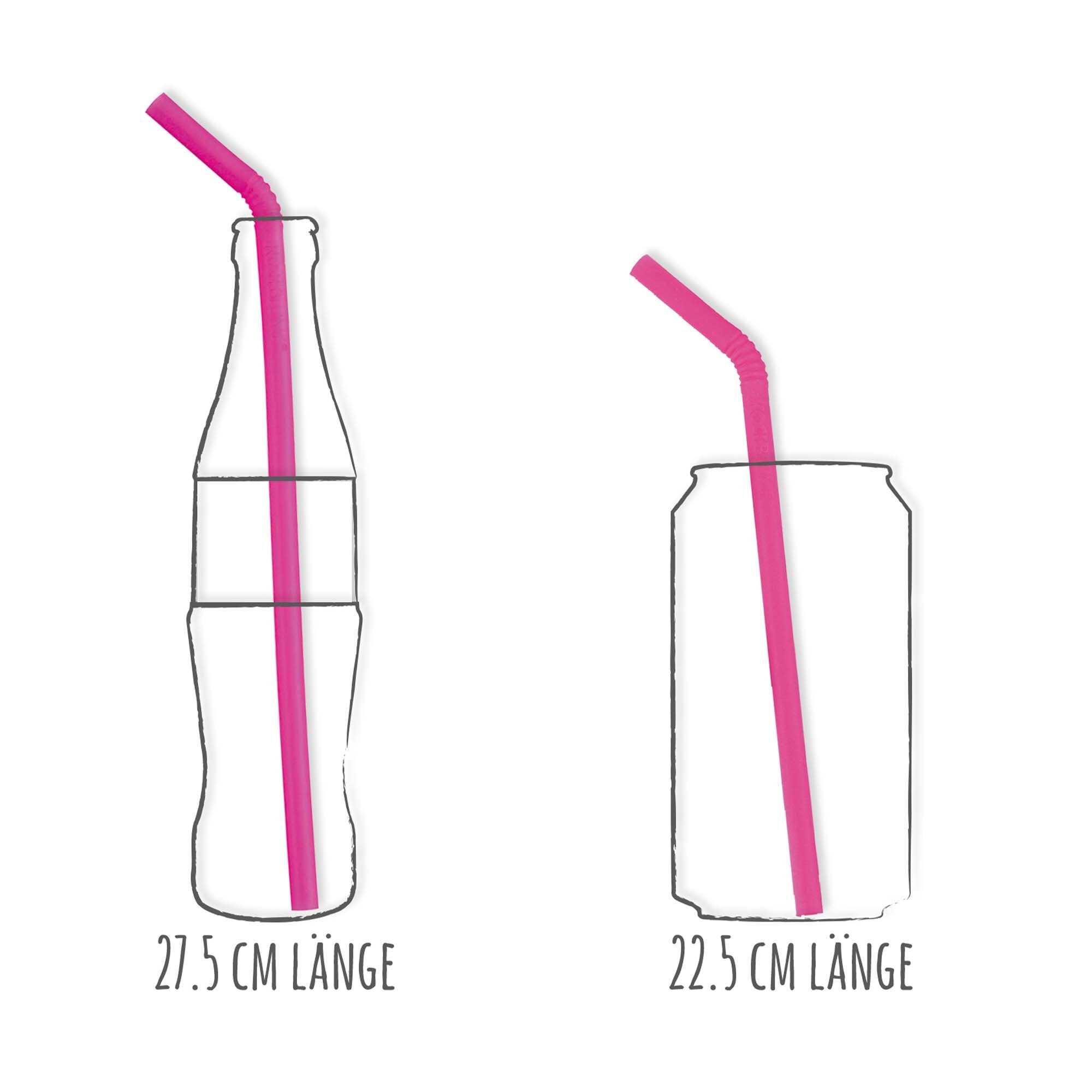 Kochblume Trinkhalme LANG, (Set, 7-tlg)