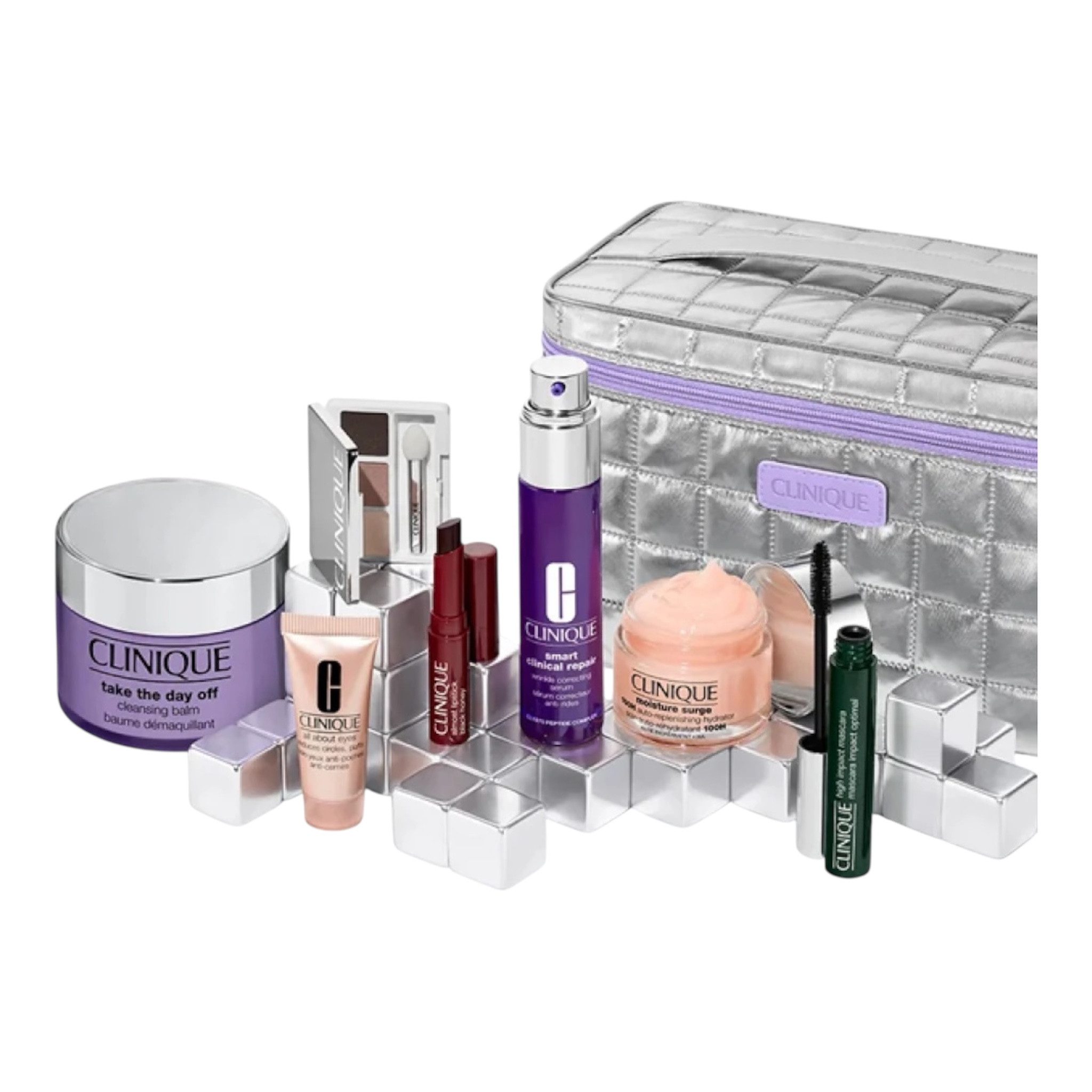 CLINIQUE Gesichtspflege-Set Clinique Best Of Skincare & Makeup Set – Limited Edition, 8-tlg.