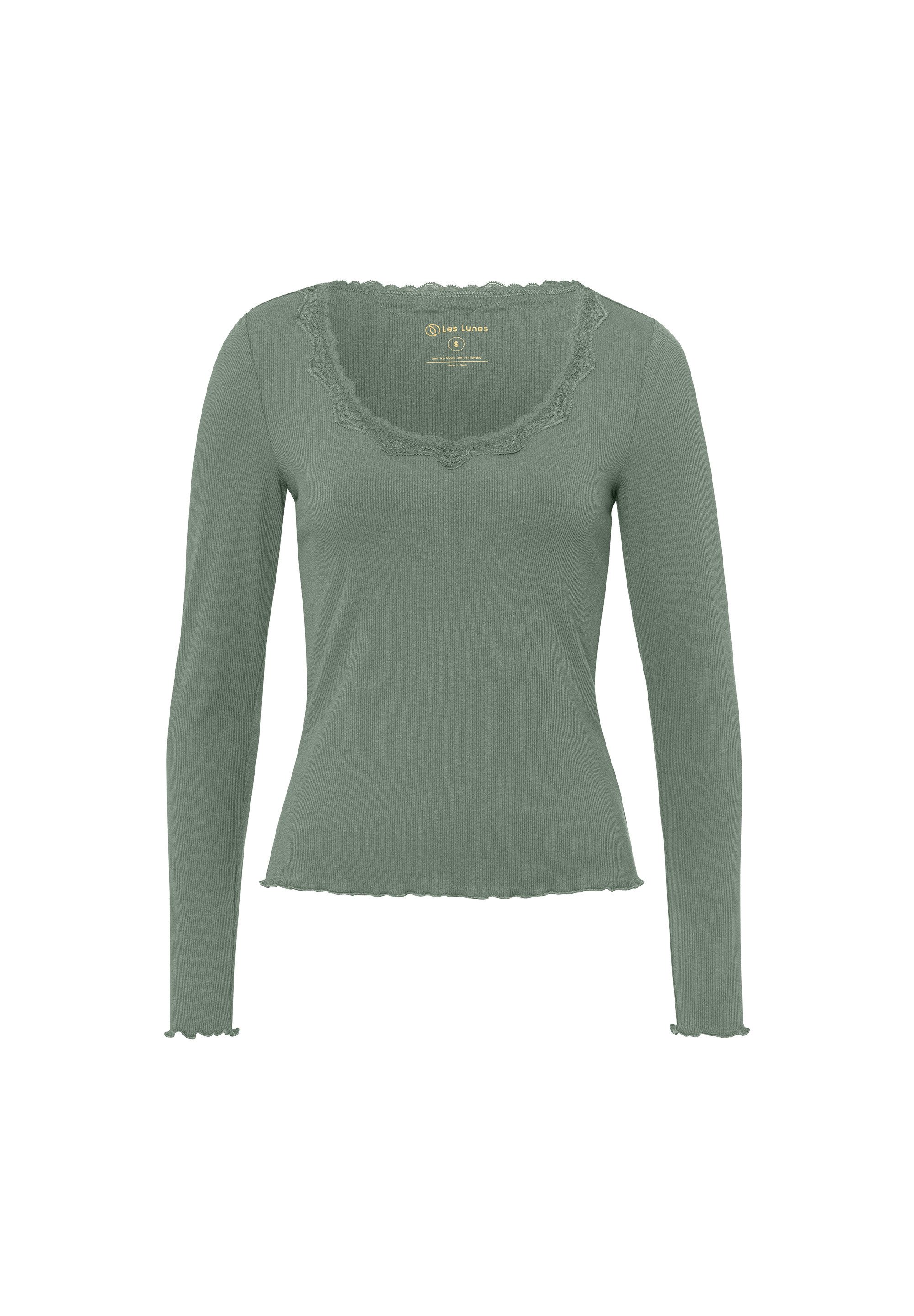 Les Lunes Langarmhemd Maala feminines Design, günstig online kaufen