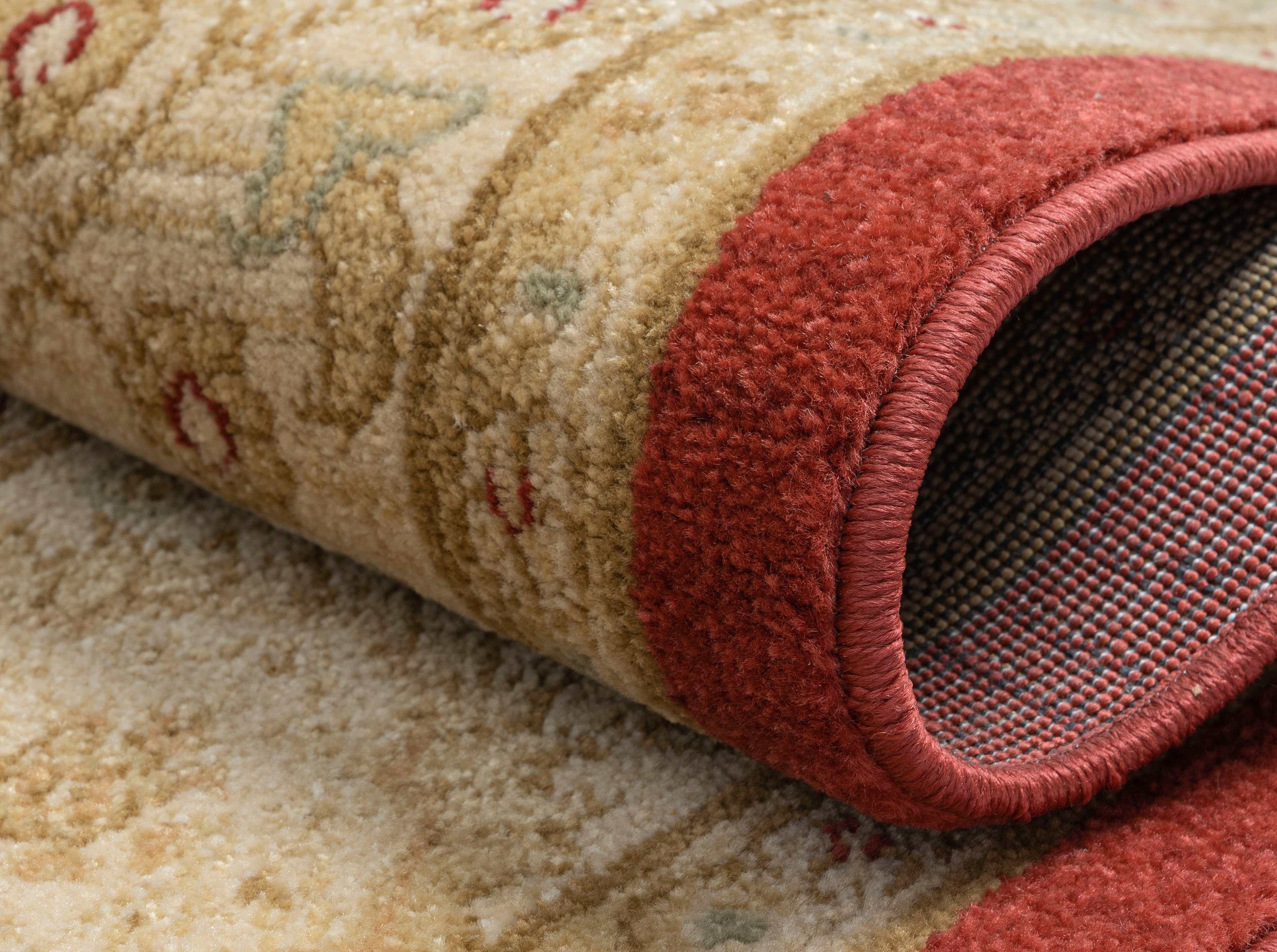 Myflair Möbel & Accessoires Teppich Maryam 1, LAGERRÄUMUNG!, rechteckig, Höhe: 7,5 mm, Kurzflor, Orient Optik, edler Glanz, mit Fransen, besonders weich