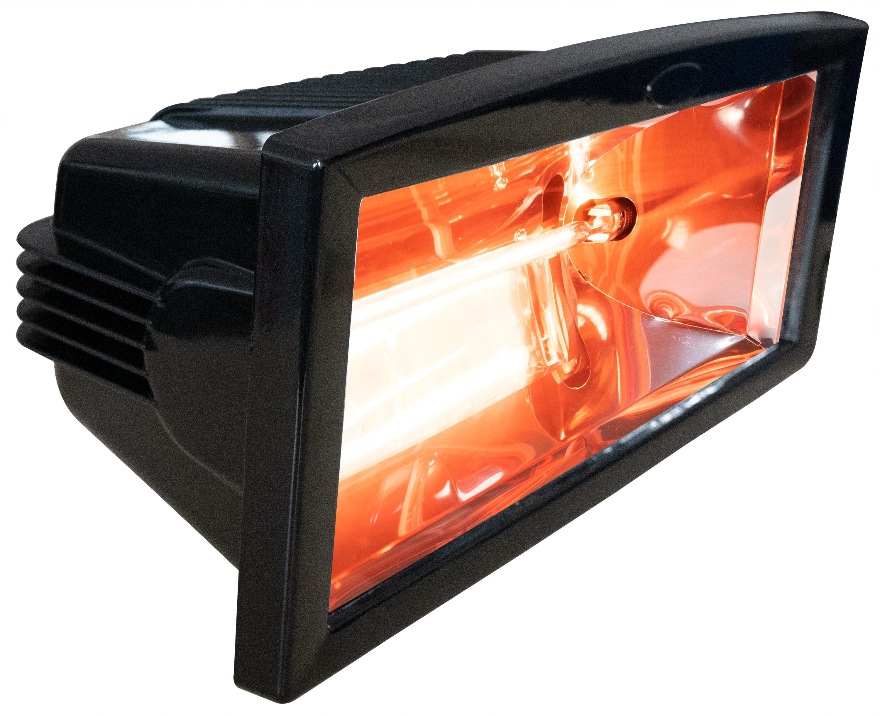 BRUBAKER Нагреватели Infrarot Wärmestrahler IP54 Schwarz, 1300 W, elektrischer Обогреватель для террас mit Goldröhre - Инфракрасные обогреватели