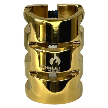 Chilli Stuntscooter Chilli Pro Stunt-Scooter Pearl Rocky Lenker Klemme Clamp 31,8 Gold