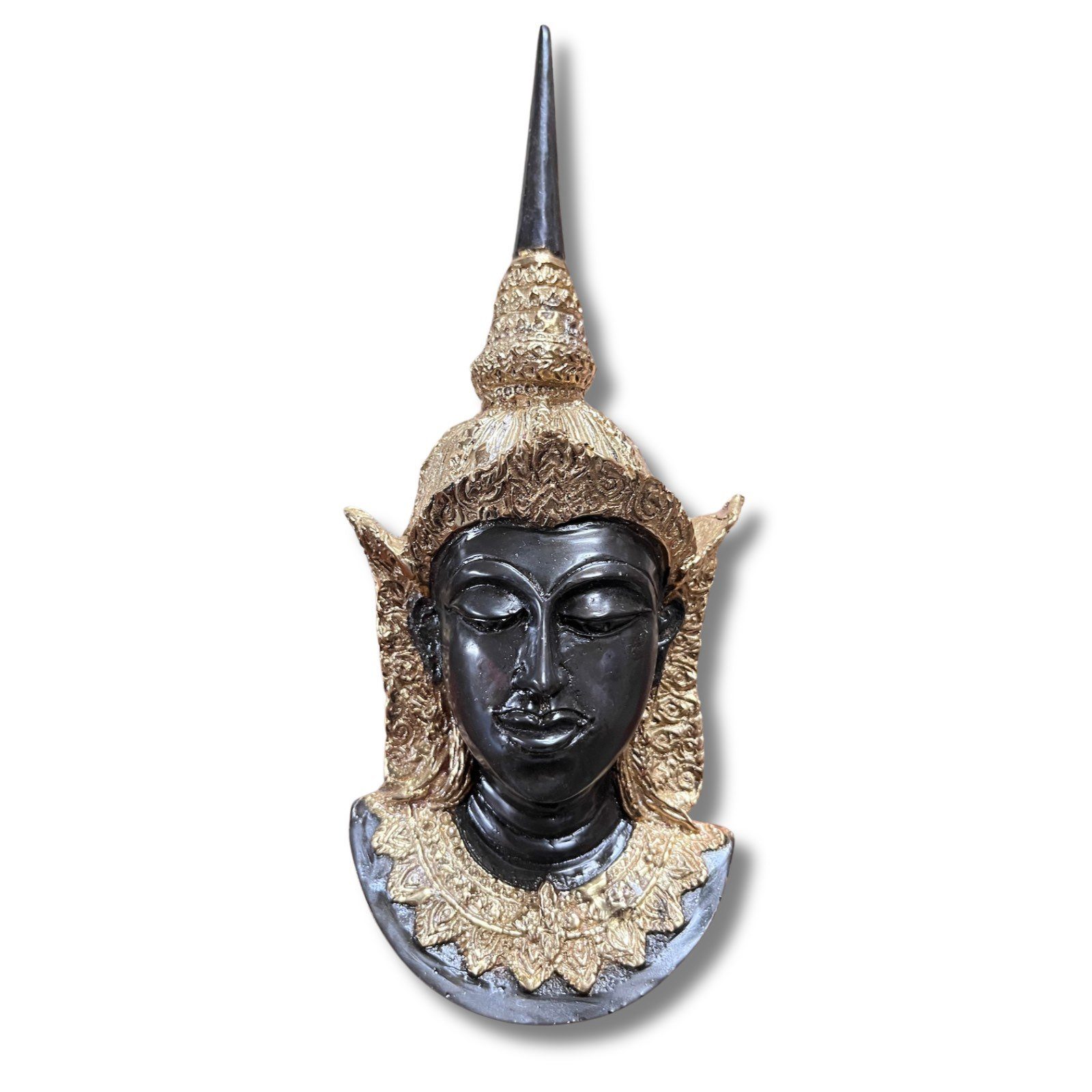 Asien LifeStyle Buddhafigur Thailändischer Tempelwächter Kopf Bronze Maske