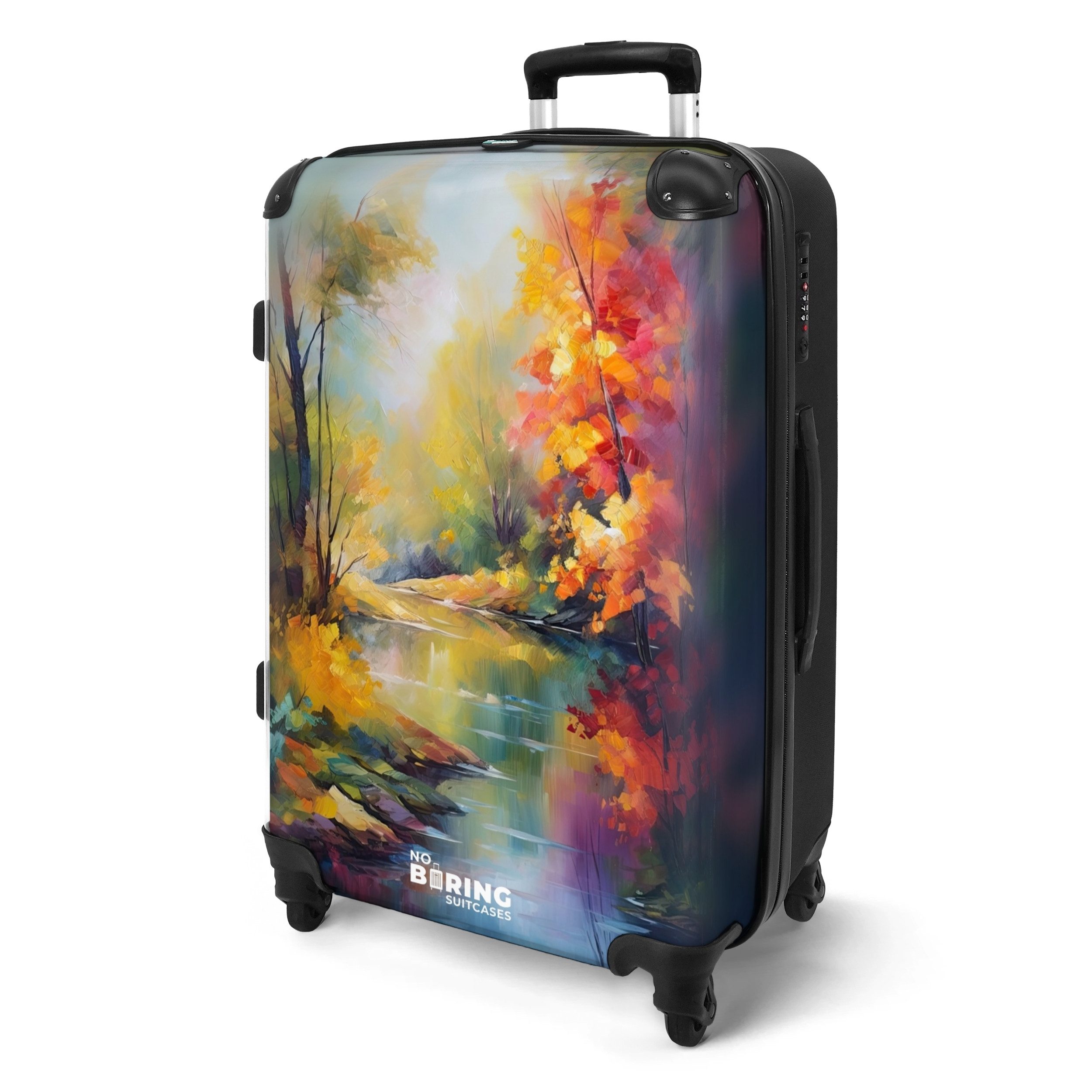 NoBoringSuitcases.com© Hartschalen-Trolley Landschaft - Ölgemälde - günstig online kaufen