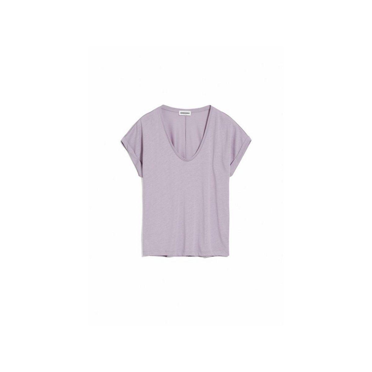 Armedangels Rundhalsshirt lila (1-tlg)