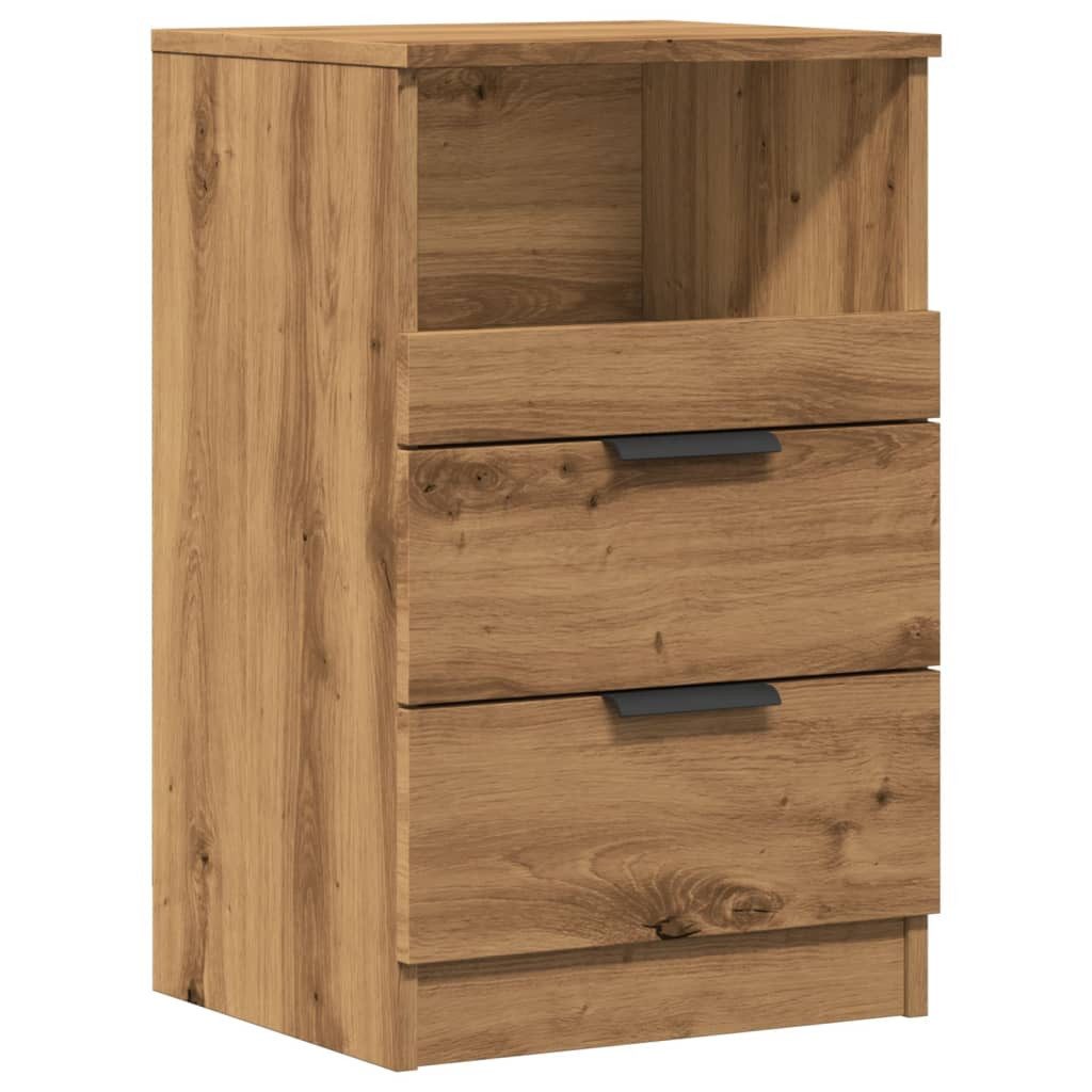 vidaXL Aktenschrank Nachttisch Artisan-Eiche 40x36x65 cm günstig online kaufen