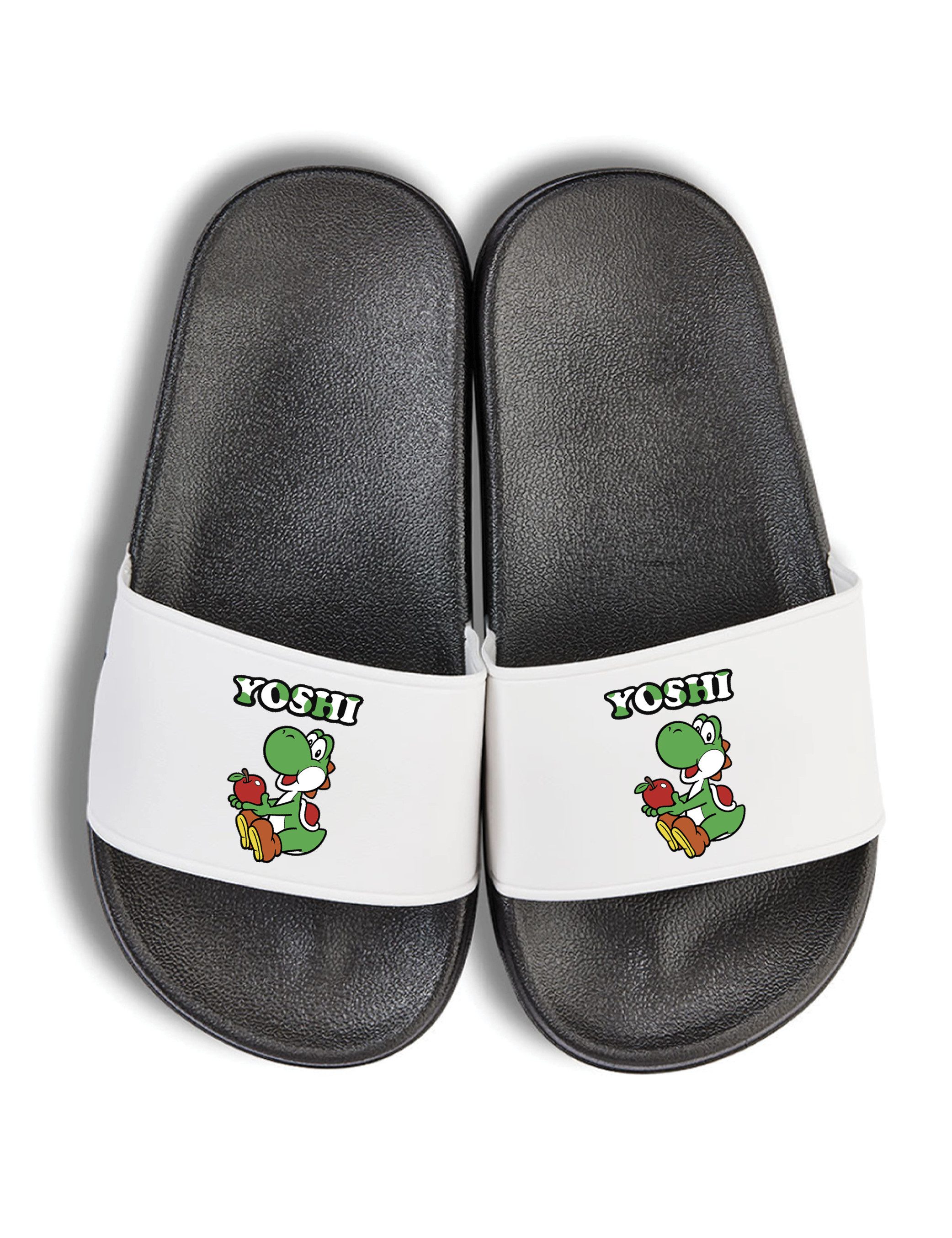 Youth Designz Yoshi Kinder Badelatschen Flip Flops Badeschuh mit lustigen Aufdruck