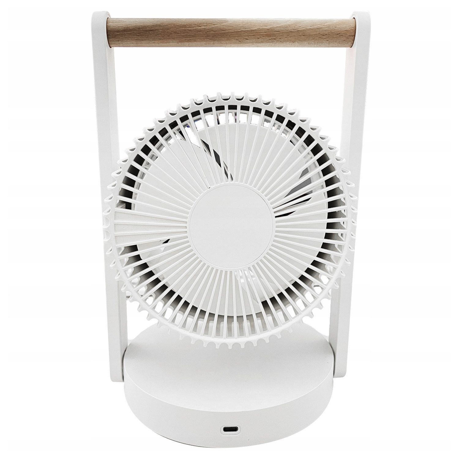 LTC Tischventilator LXWB17 Kabelloser Tischventilator 10W USB-C, Nachtlicht und LCD-Anzeige 5 Geschwindigkeitsstufen