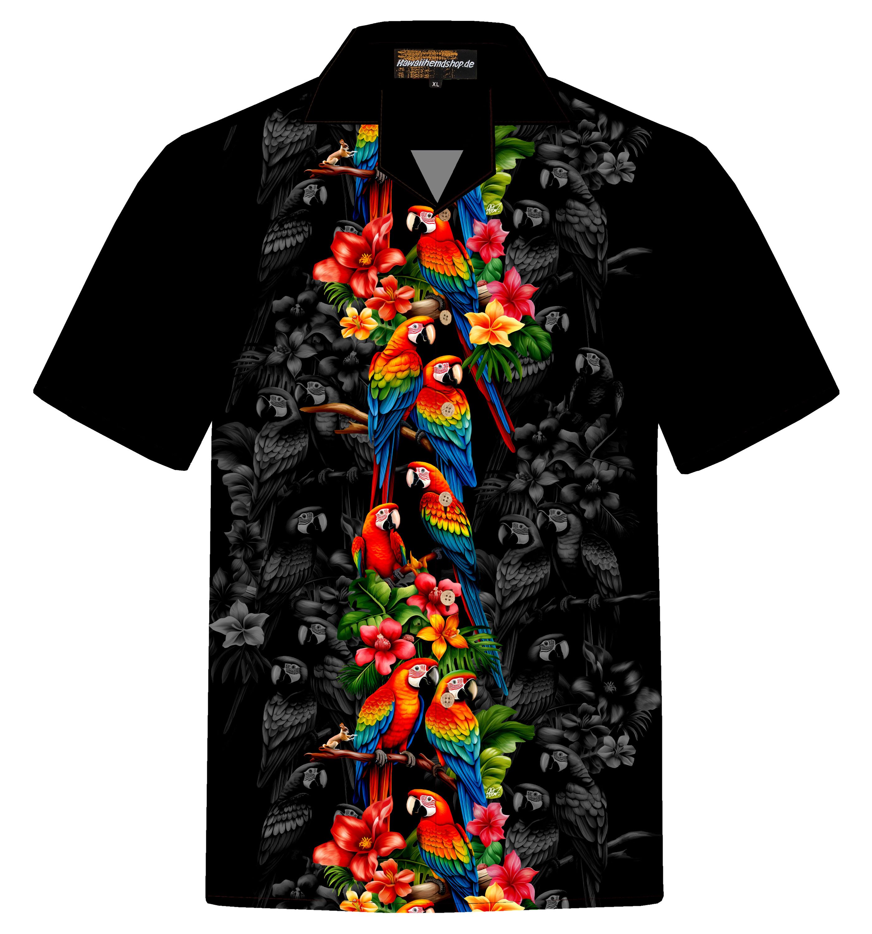 Hawaiihemdshop.de Hawaiihemd Hawaii Hemd Herren Baumwolle Kurzarm Hawaiihem günstig online kaufen