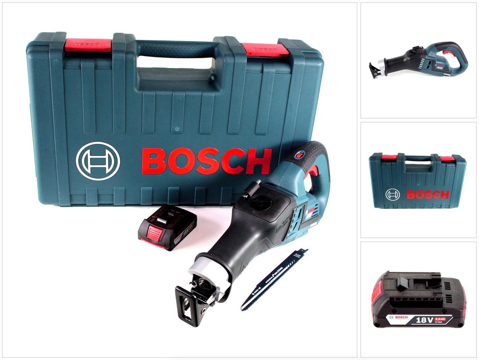 Bosch Professional Akku-Reciprosäge GSA 18V-32 Akku Reciprosäge 18V Säbelsäge Brushless im Handwerkerkoff