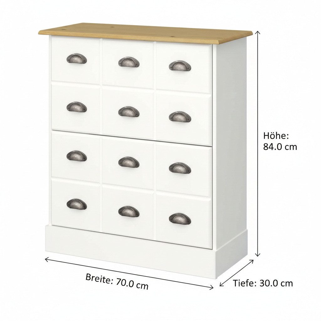 ebuy24 Schuhschrank Orienty Schuhschrank 2 Klapptüren weiß.