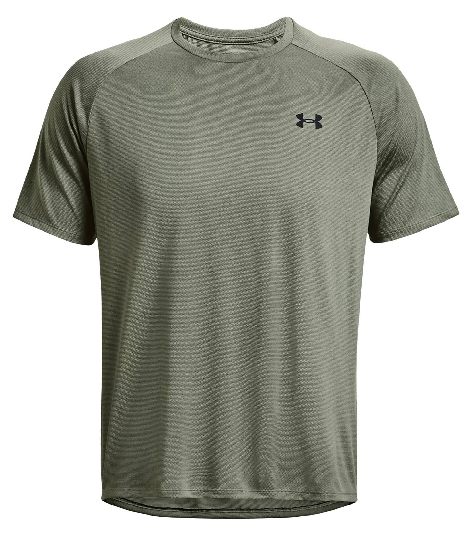 olive Armour® "UA Tech Under Trainingsshirt S/S Tee" (1-tlg) Trainingsshirt 2.0 Herren (403)