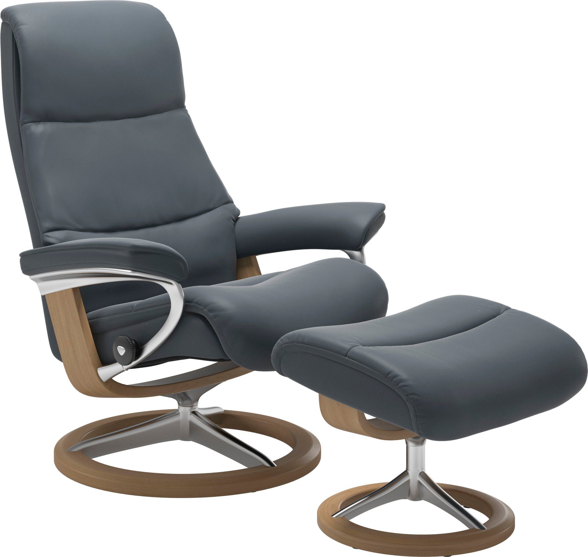 Eiche View, Signature Base, Stressless® Größe mit Relaxsessel L,Gestell