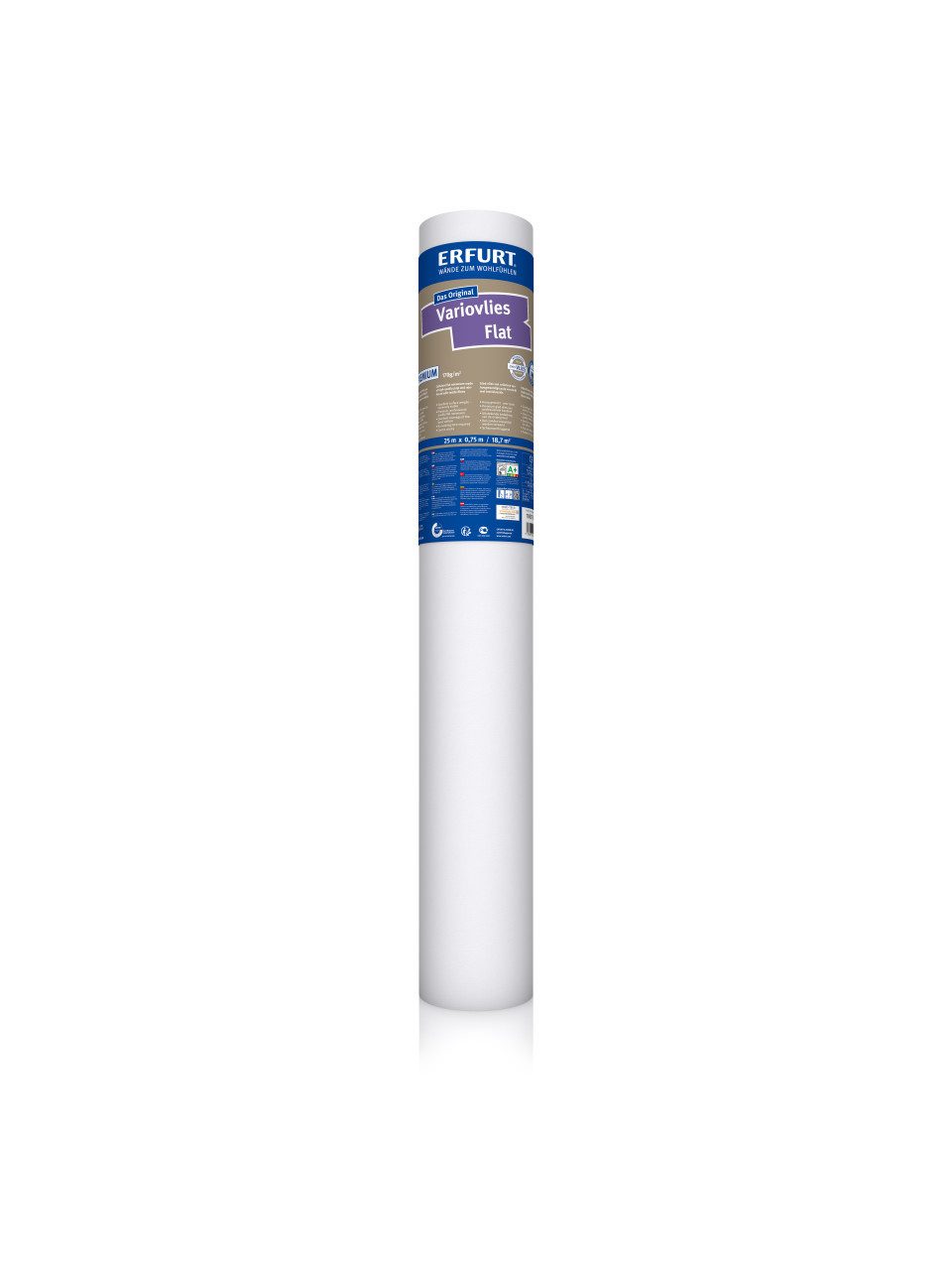 ERFURT Erfurt Variovlies Flat Premium weiß 0,75 x 25 m