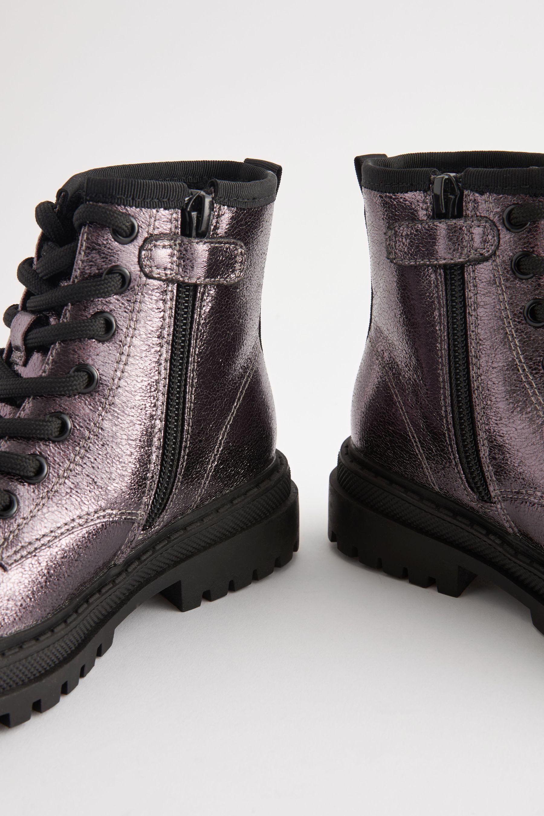 Next Warm gefütterte Schürstiefel Schnürstiefelette (1-tlg)