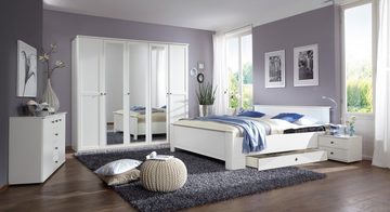 freiraum Nachtkommode Chalet (BxHxT: 104x40x38 cm), in WEISS mit 2 Schubladen